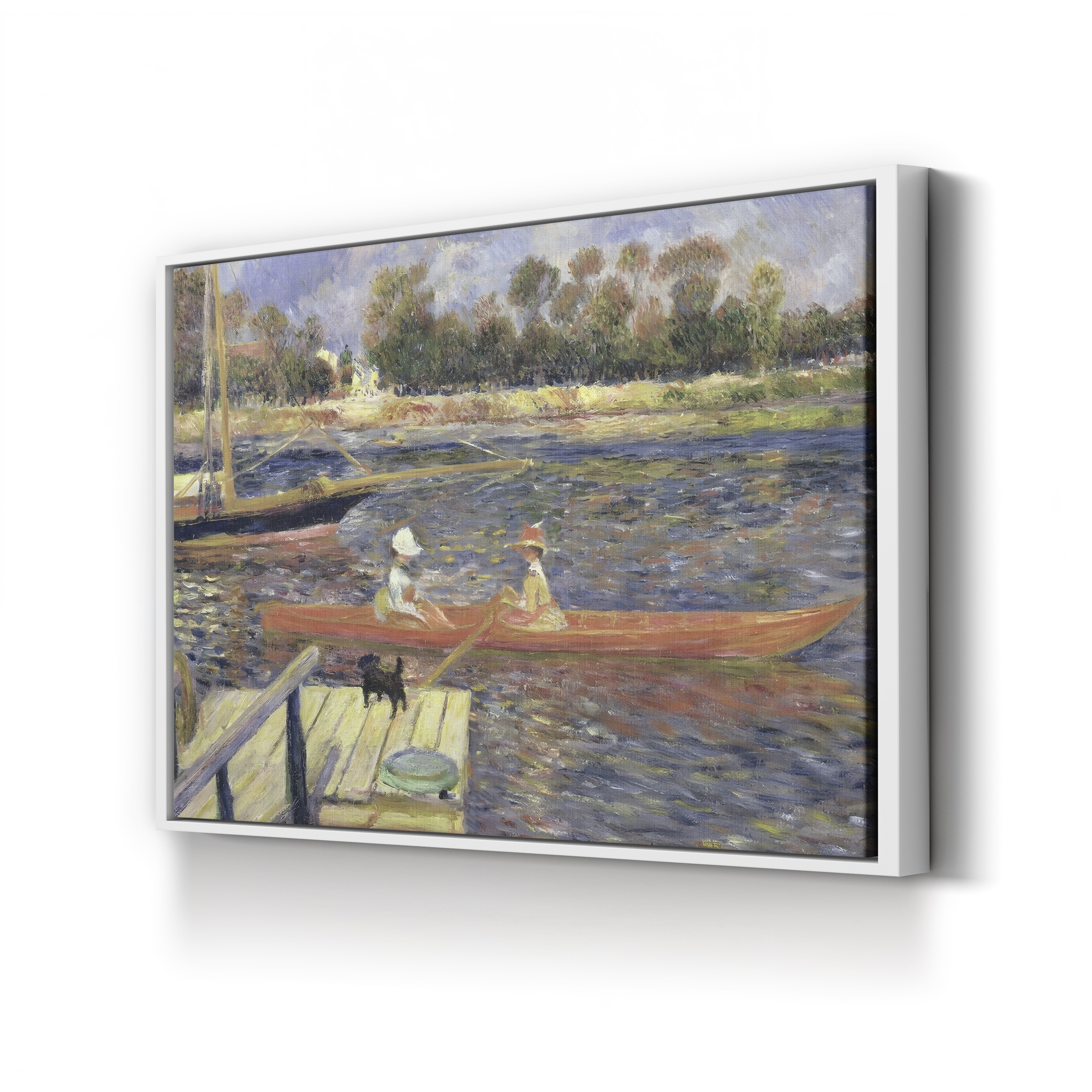 Red Boat at Argenteuil, 1888 – Renoir Wall Art | Impressionist Canvas