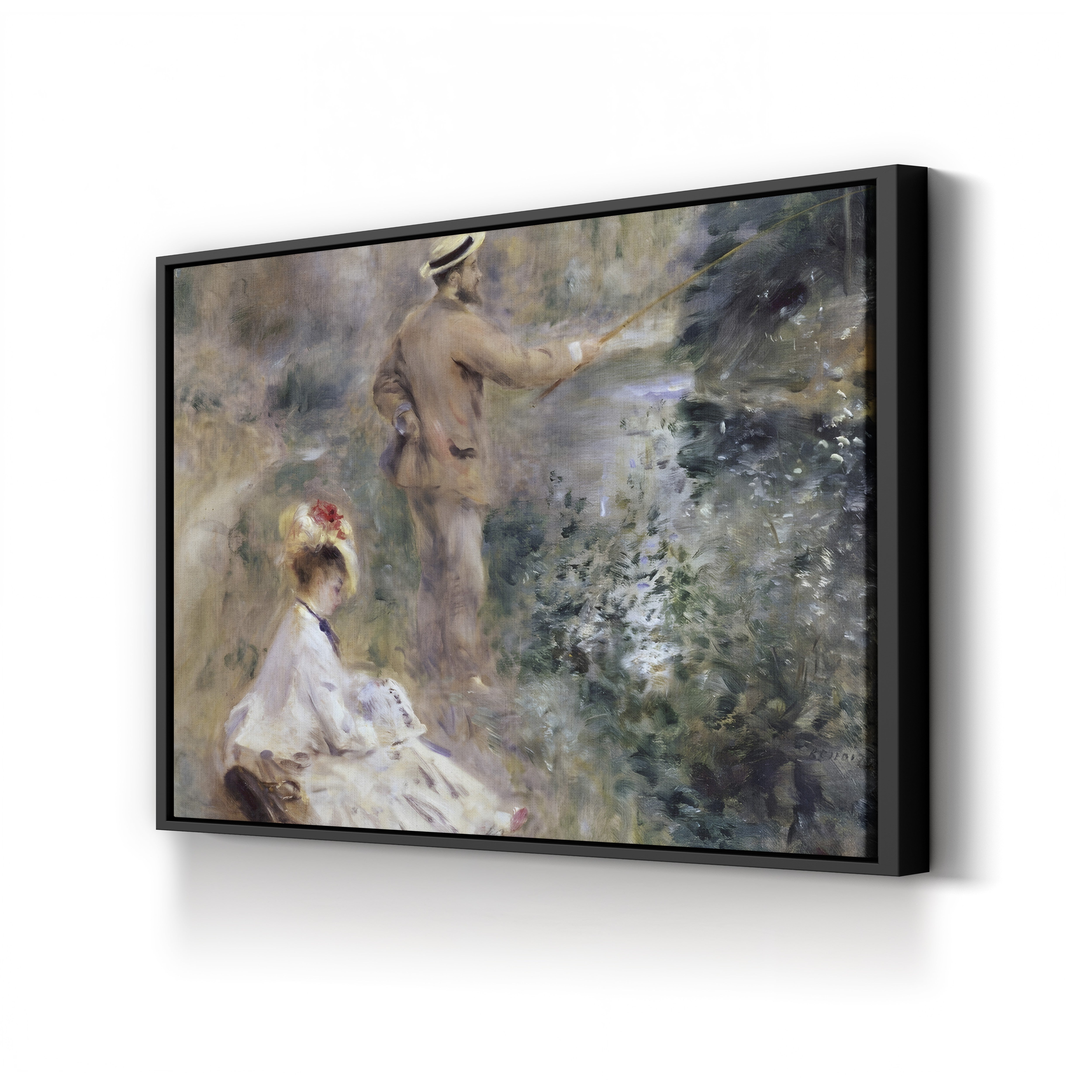 The Fisherman – Pierre-Auguste Renoir Wall Art | Impressionist Figural Canvas Print