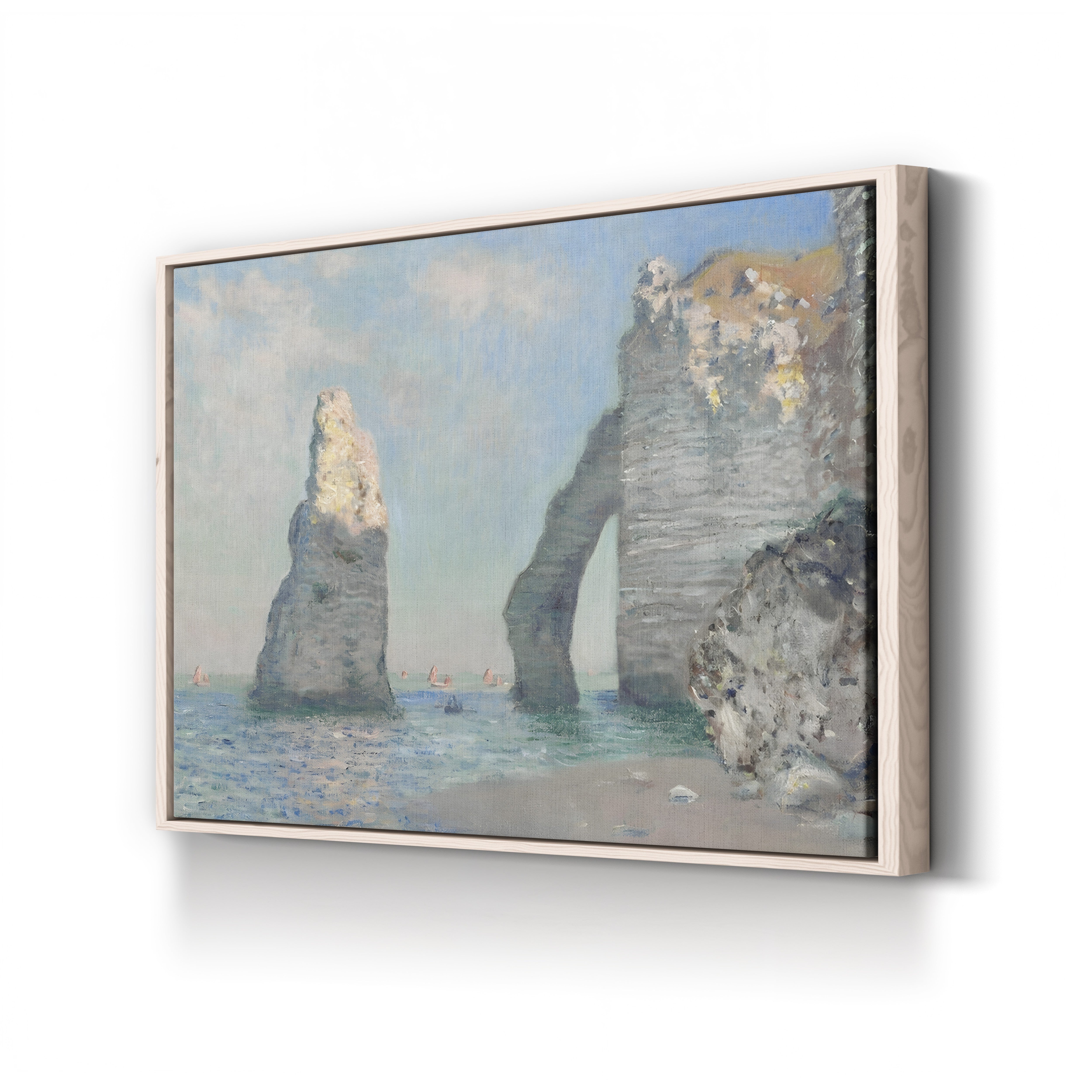 The Cliffs at Etretat (Falaises à Étretat), 1885 by Claude Monet