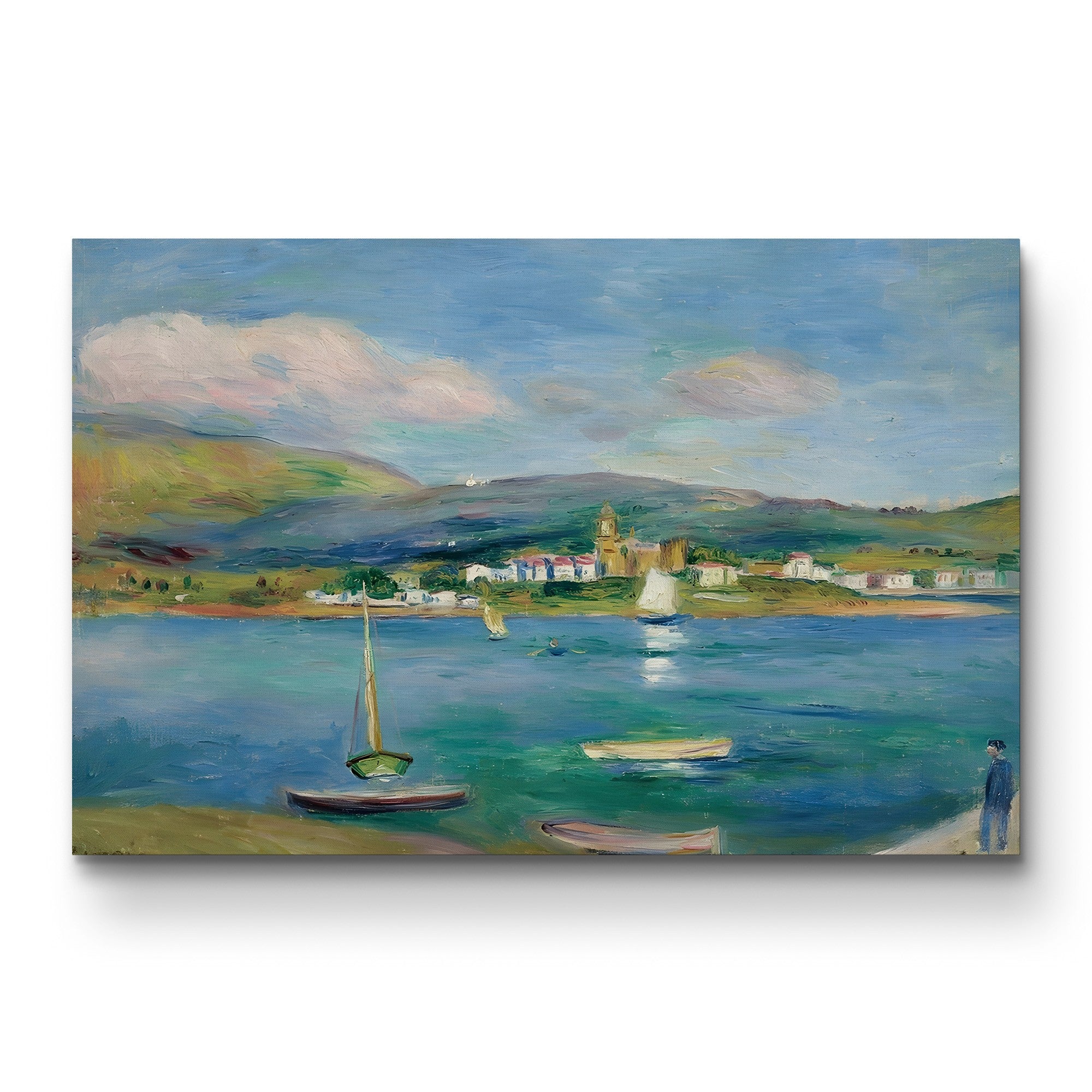 Port de Pêche, Hendaye, 1895 – Renoir Wall Art | Impressionist Canvas