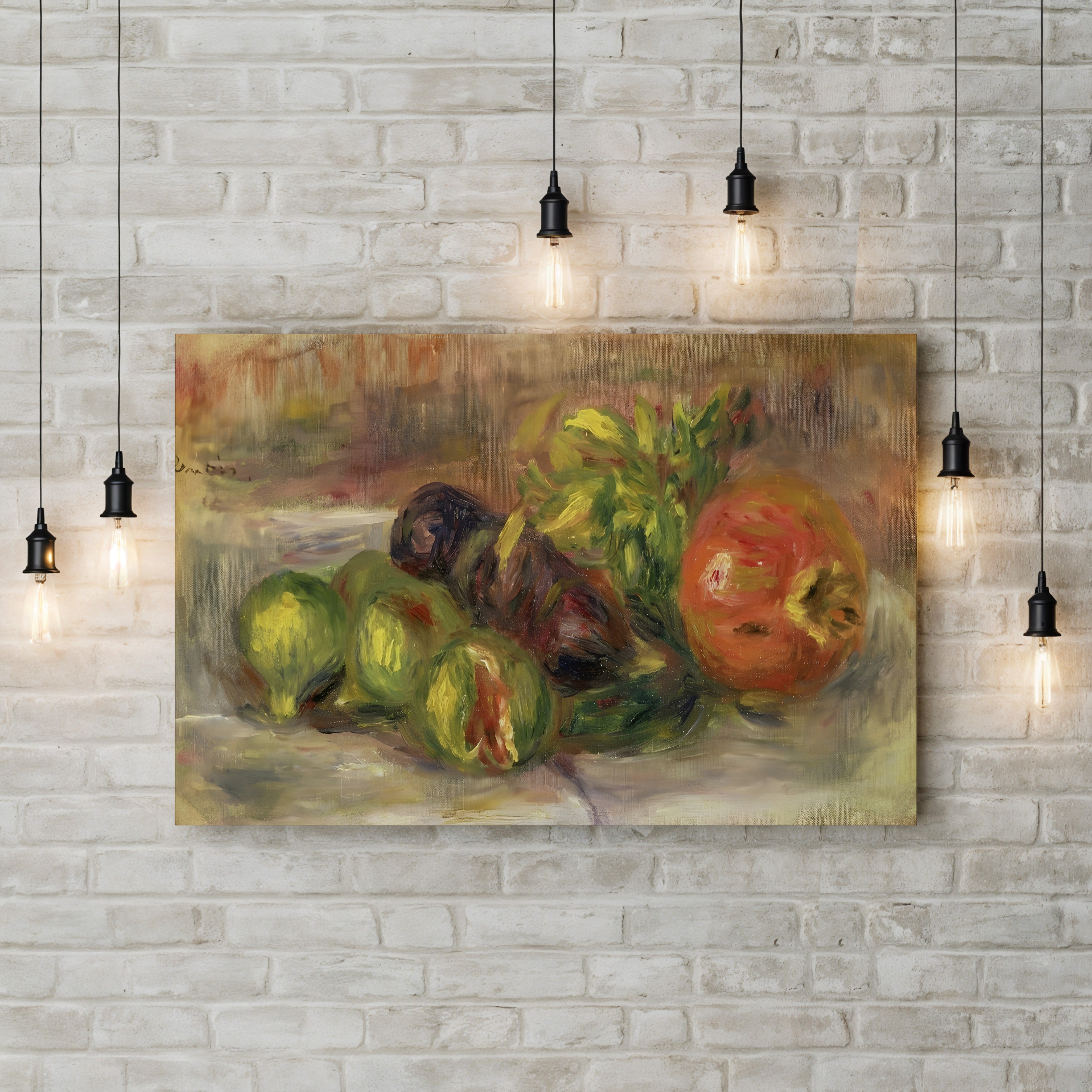 Pomegranates and Figs, 1917 – Renoir Wall Art | Impressionist Canvas