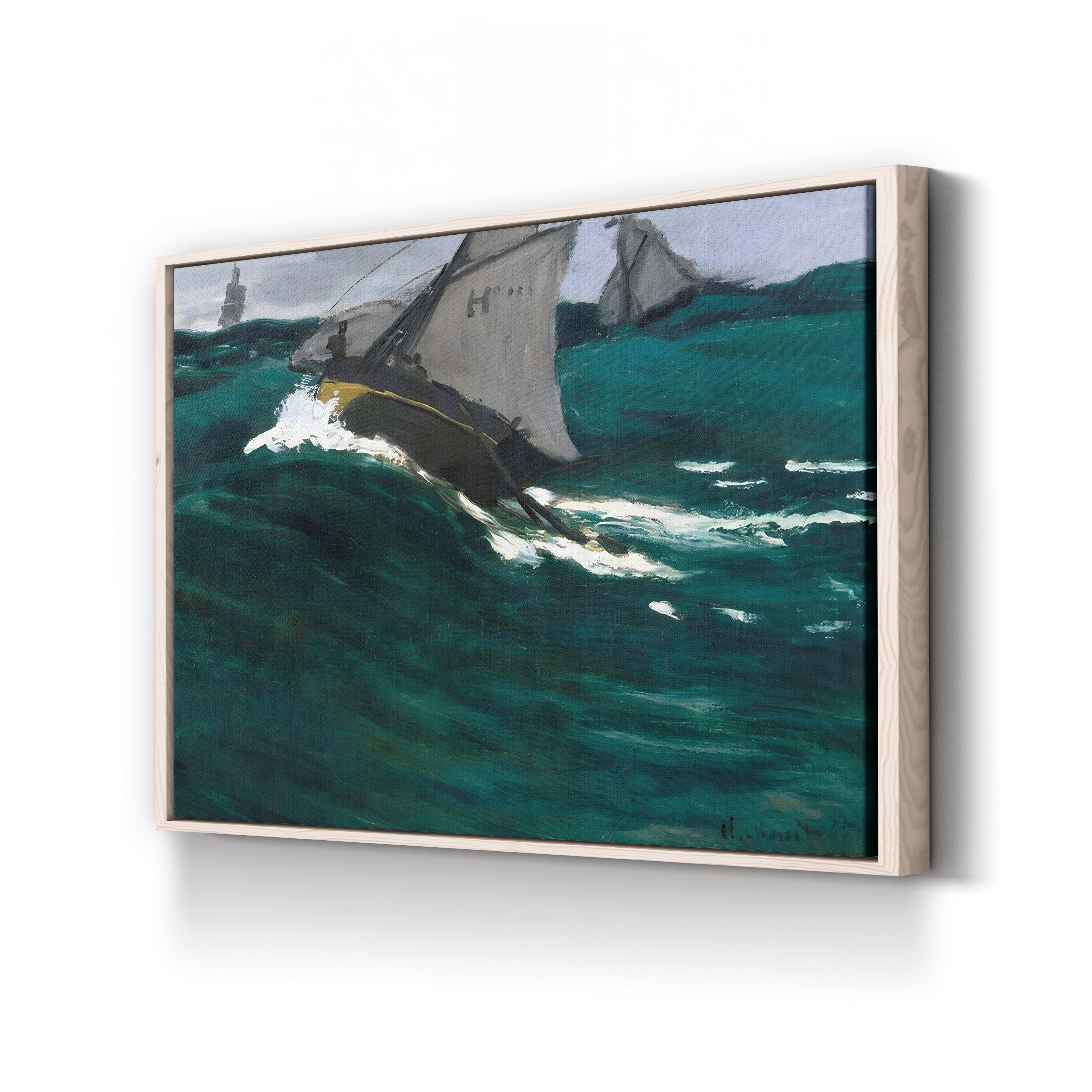 The Green Wave (La Vague verte), 1866 by Claude Monet