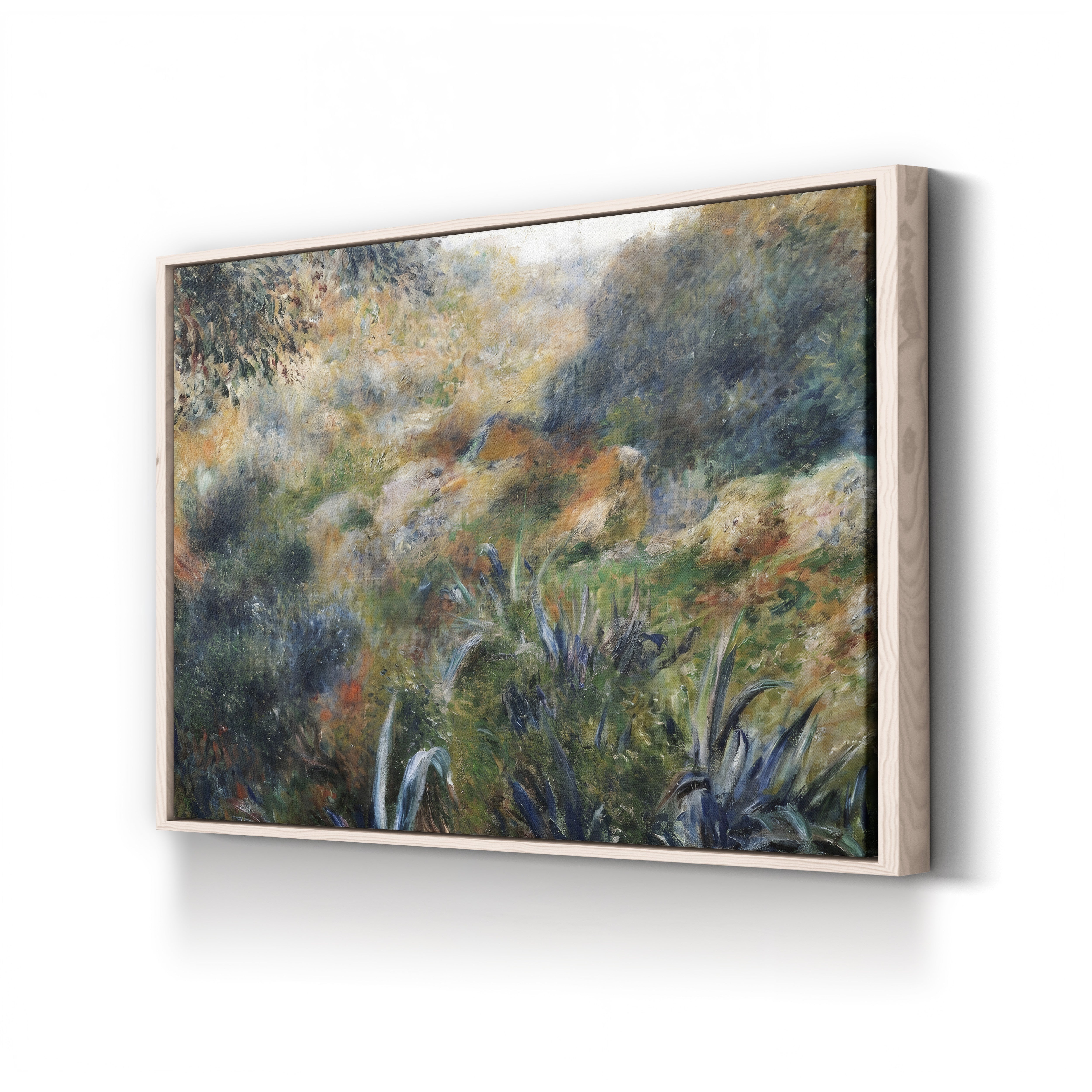 Algerian Landscape: Ravine de la Femme Sauvage, 1881 – Pierre-Auguste Renoir Wall Art | Impressionist Landscape Canvas Print