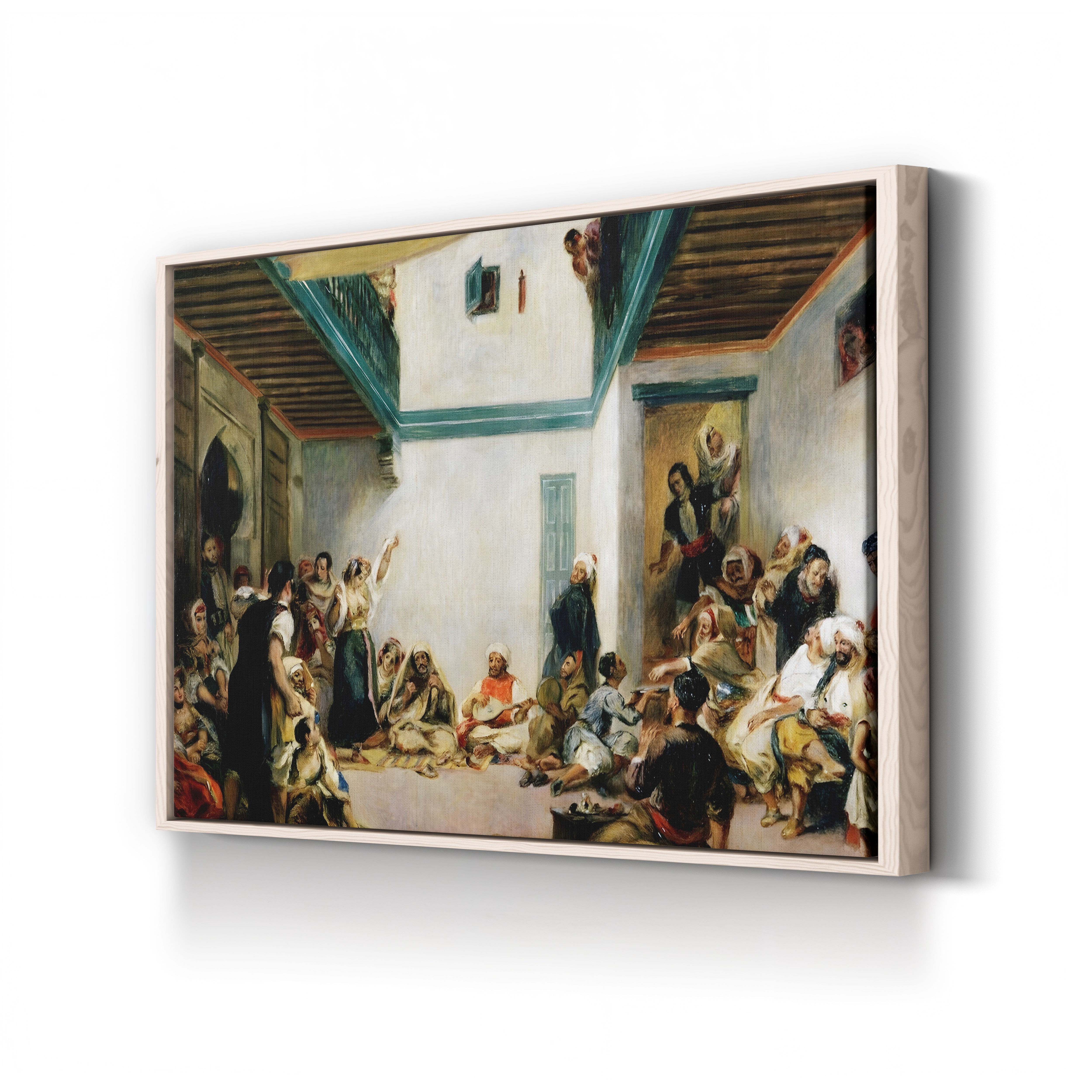 Jewish Wedding in Morocco (After Eugène Delacroix) – Pierre-Auguste Renoir Wall Art | Impressionist Figure Canvas Print