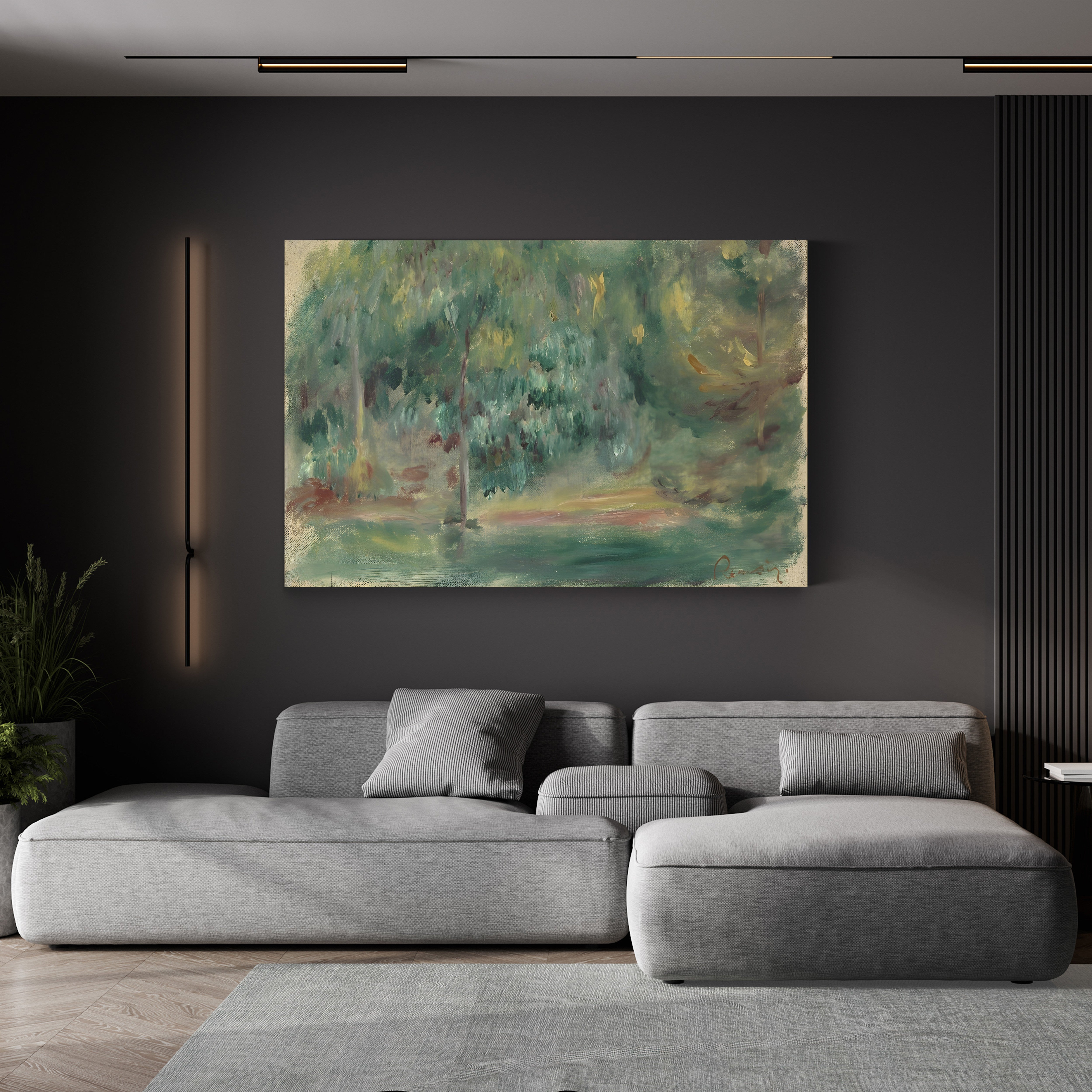 Paysage, c. 1860–1880 – Renoir Wall Art | Impressionist Landscape