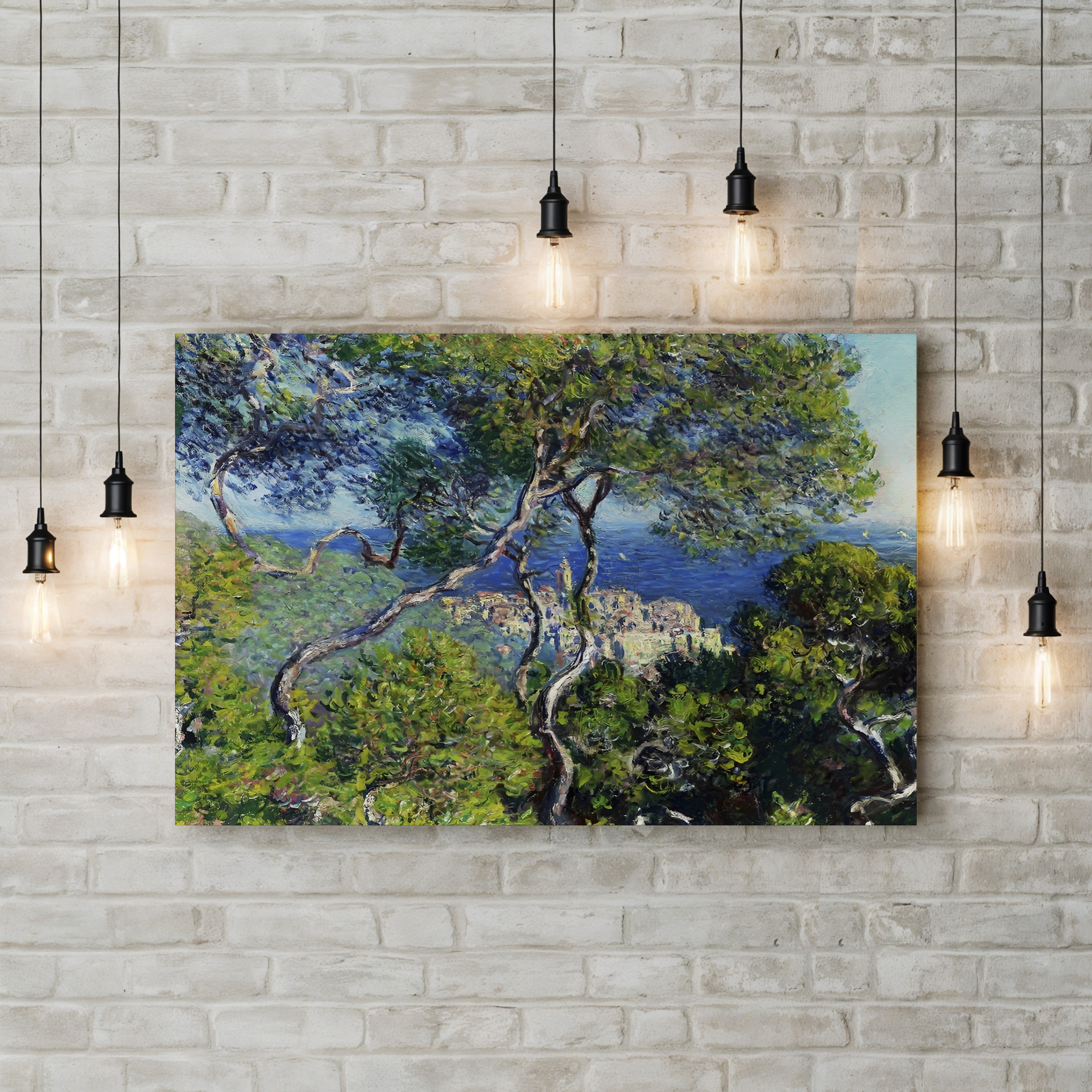 Bordighera – Claude Monet Wall Art | Impressionist Italian Riviera Canvas Print