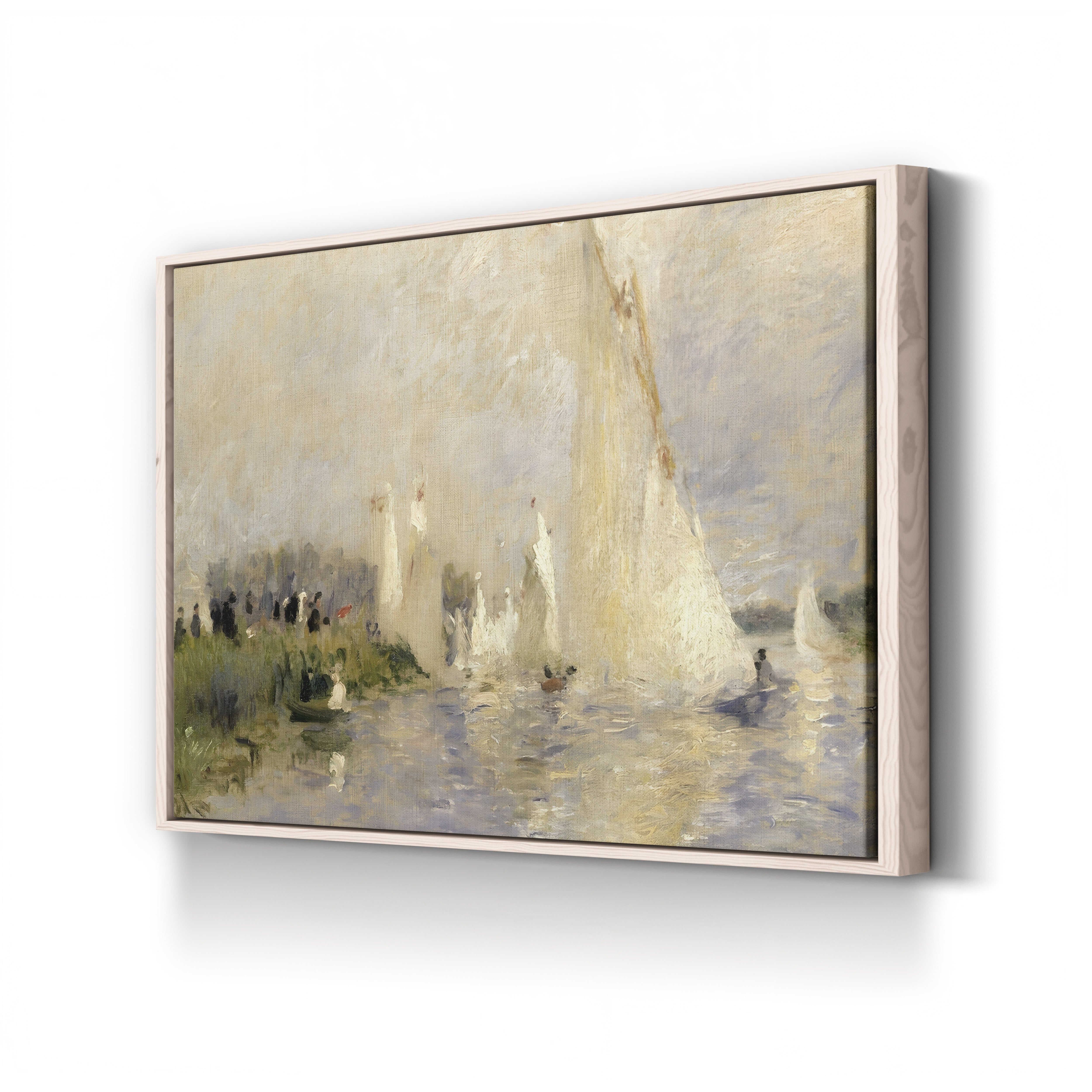 Regatta at Argenteuil – Renoir Wall Art | Impressionist River Canvas