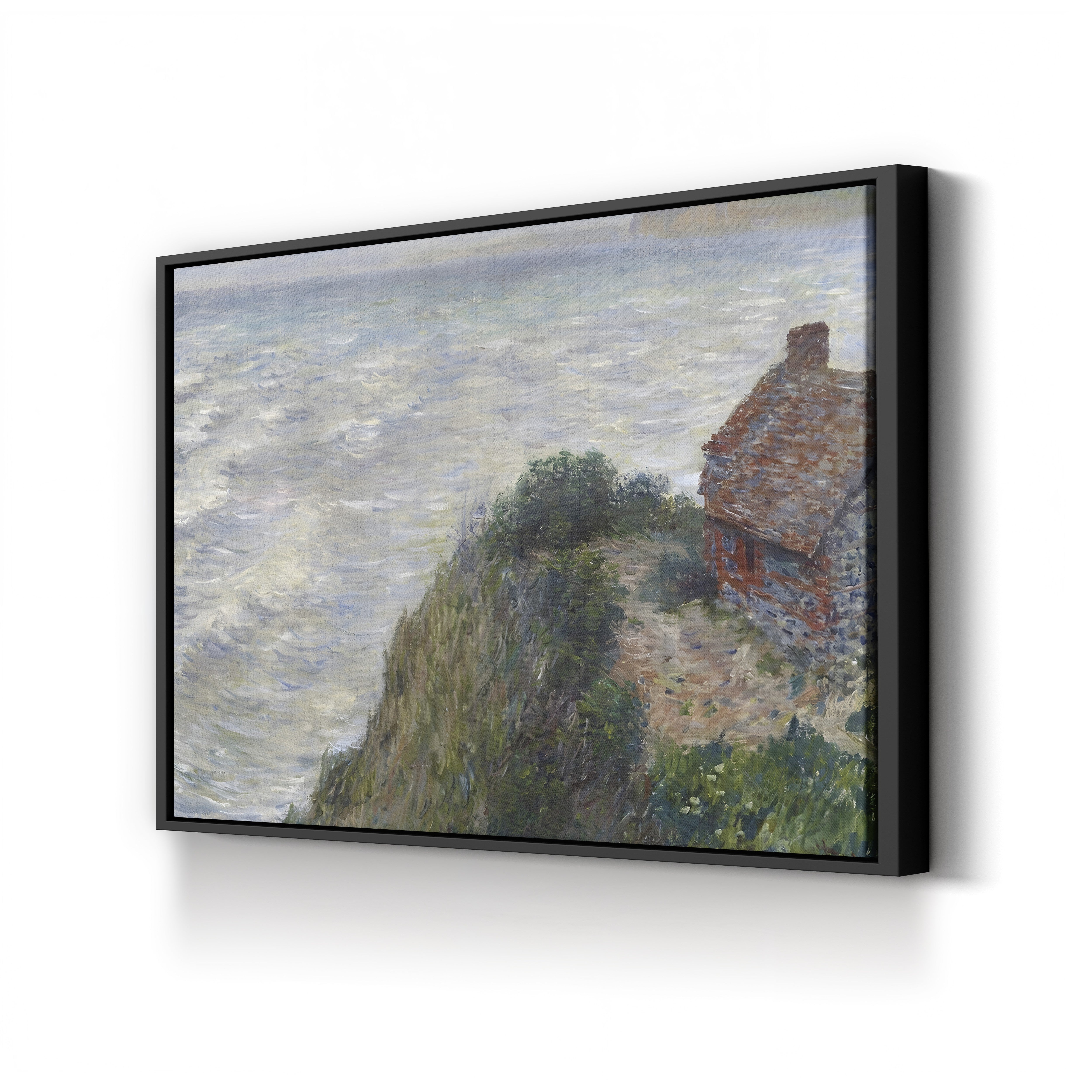 Fisherman's House at Petit-Ailly, 1882 – Claude Monet Wall Art | Impressionist Normandy Coastal Print