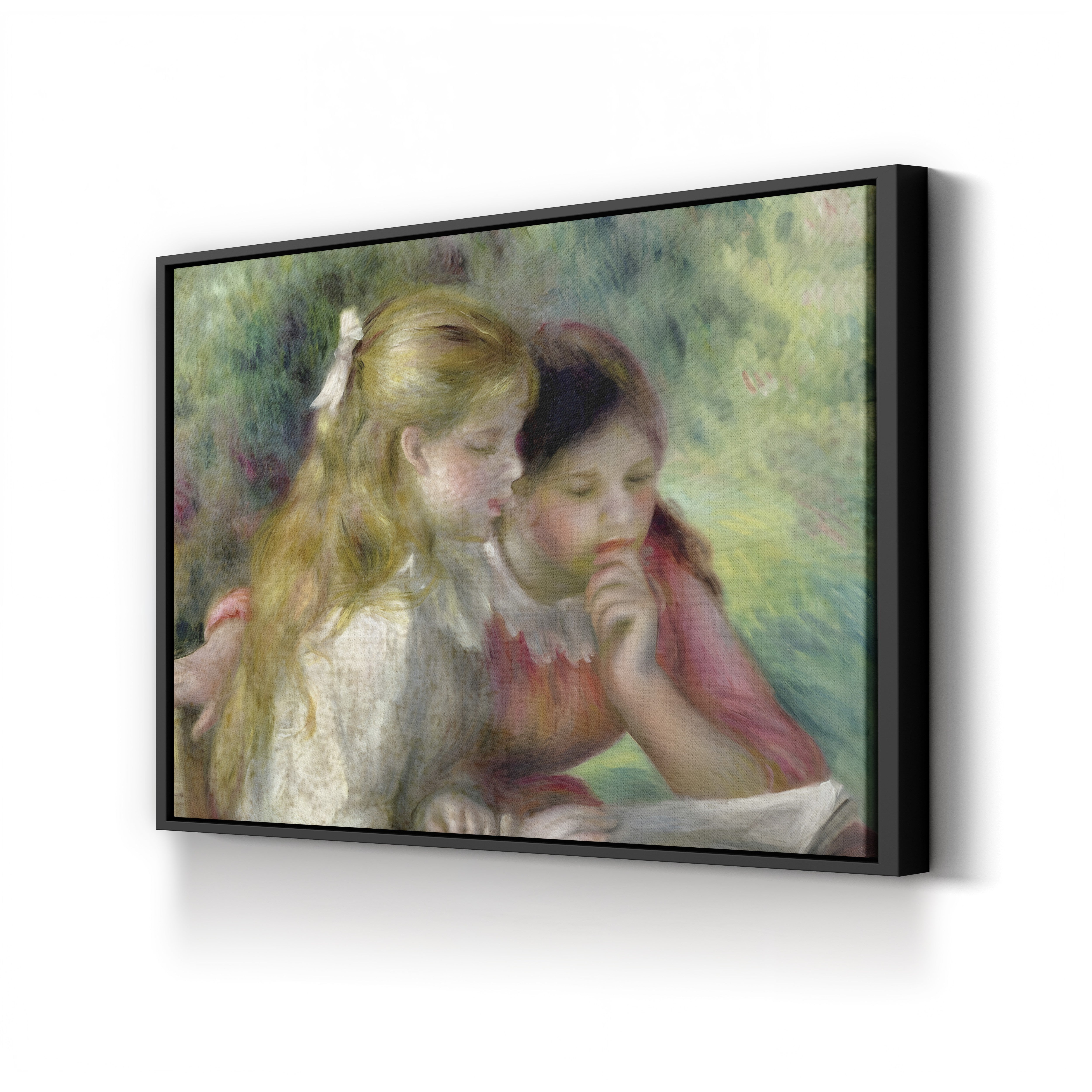 The Reading, c. 1890–95 – Pierre-Auguste Renoir Wall Art | Impressionist Domestic Canvas Print