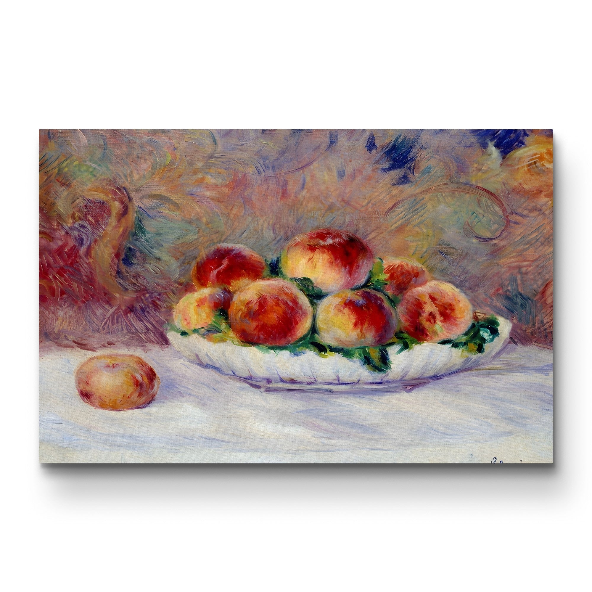 Peaches – Renoir Wall Art | Impressionist Still Life Canvas