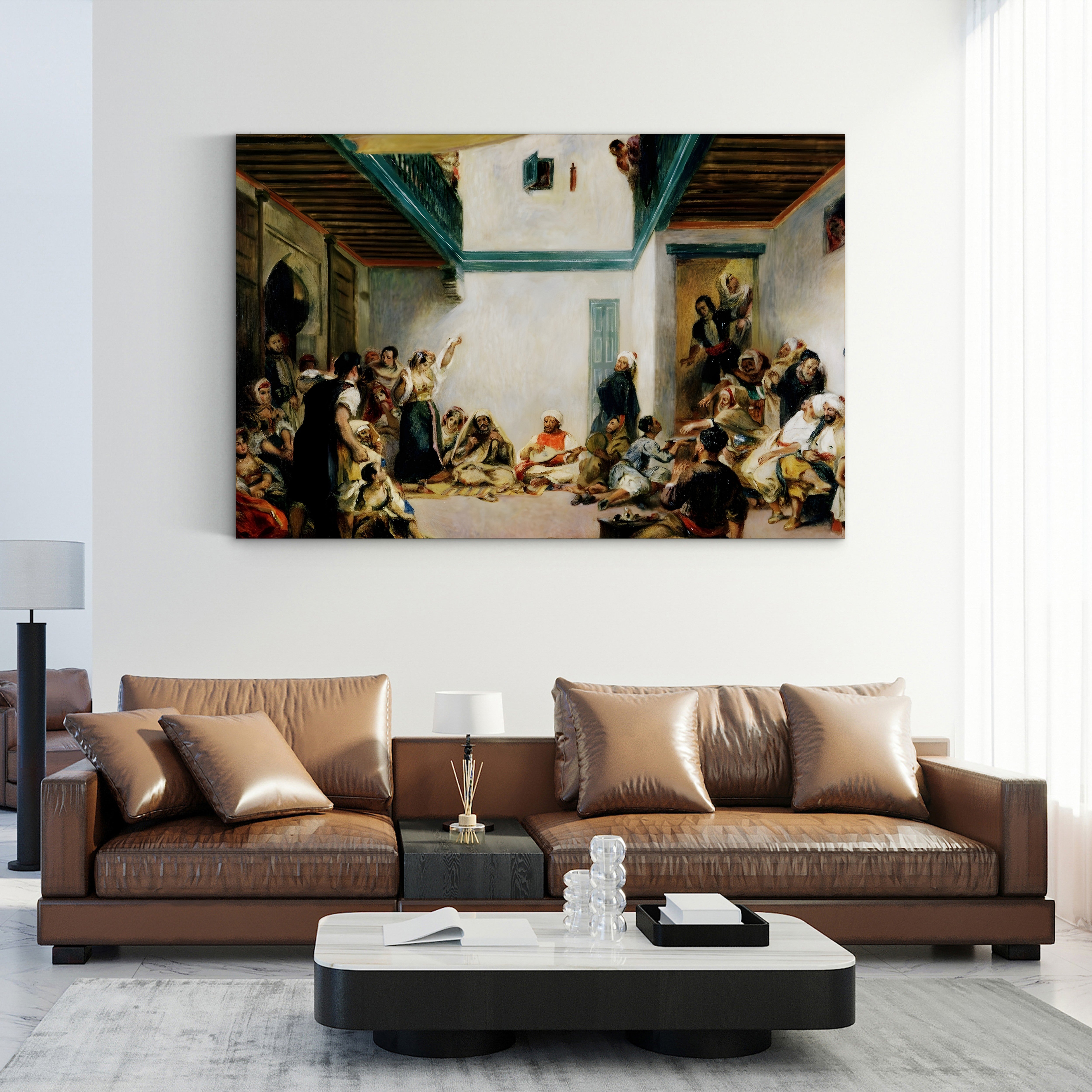 Jewish Wedding in Morocco (After Eugène Delacroix) – Pierre-Auguste Renoir Wall Art | Impressionist Figure Canvas Print
