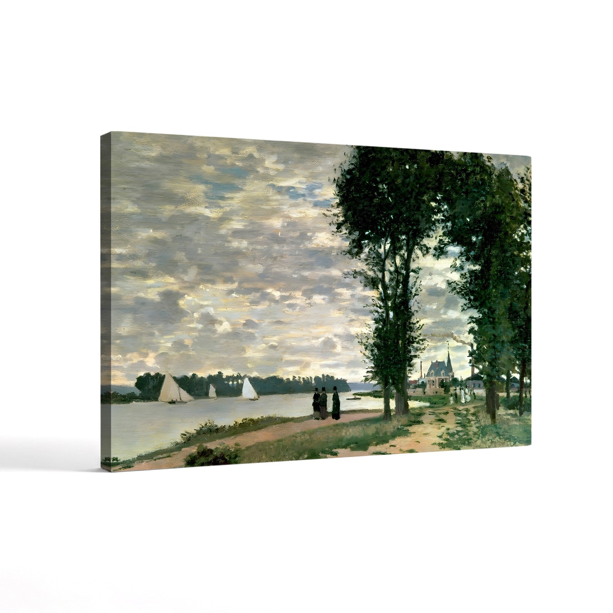 The Banks of the Seine at Argenteuil (Bords de la Seine à Argenteuil), 1872 by Claude Monet