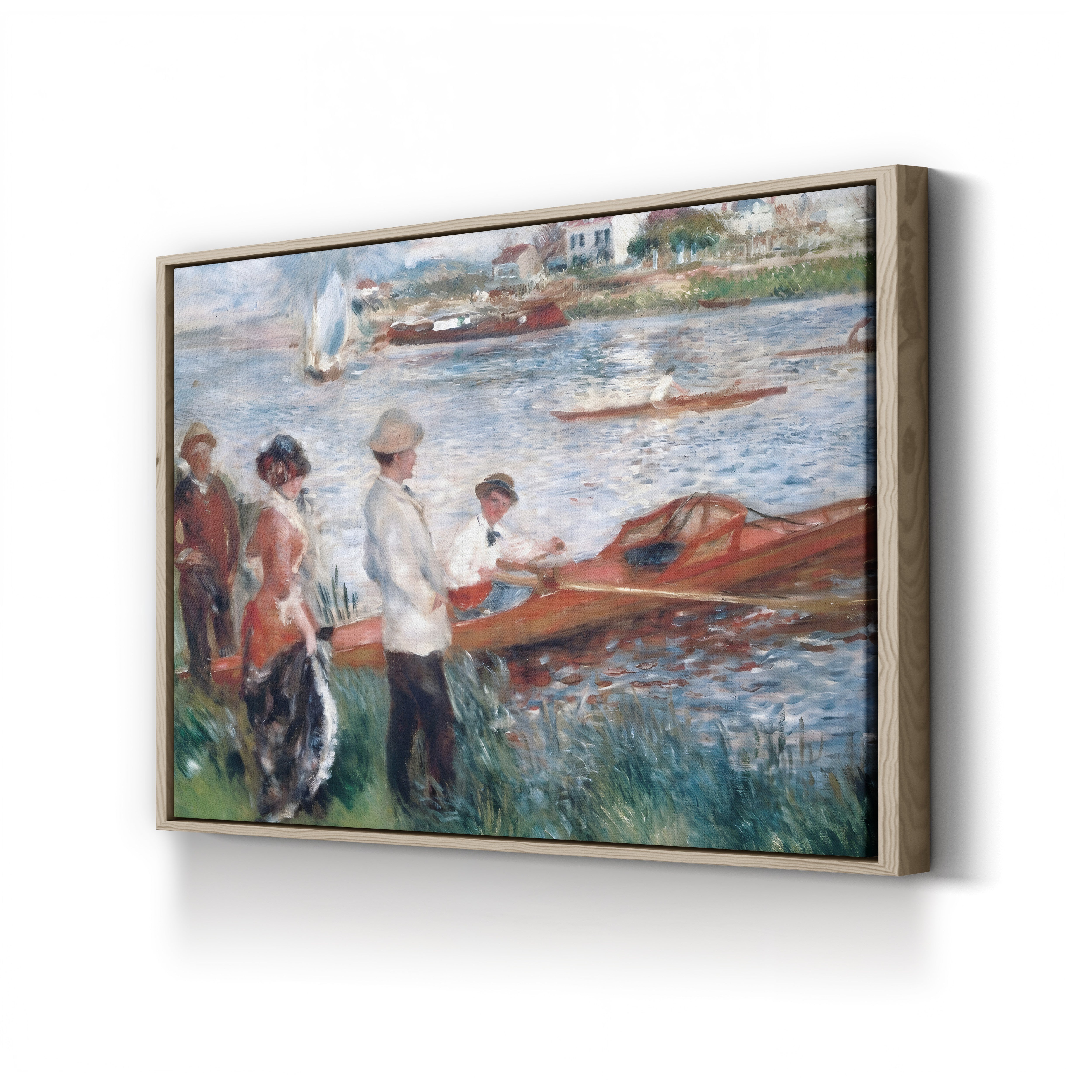 Oarsmen at Chatou – Renoir Wall Art | Impressionist Boating Canvas