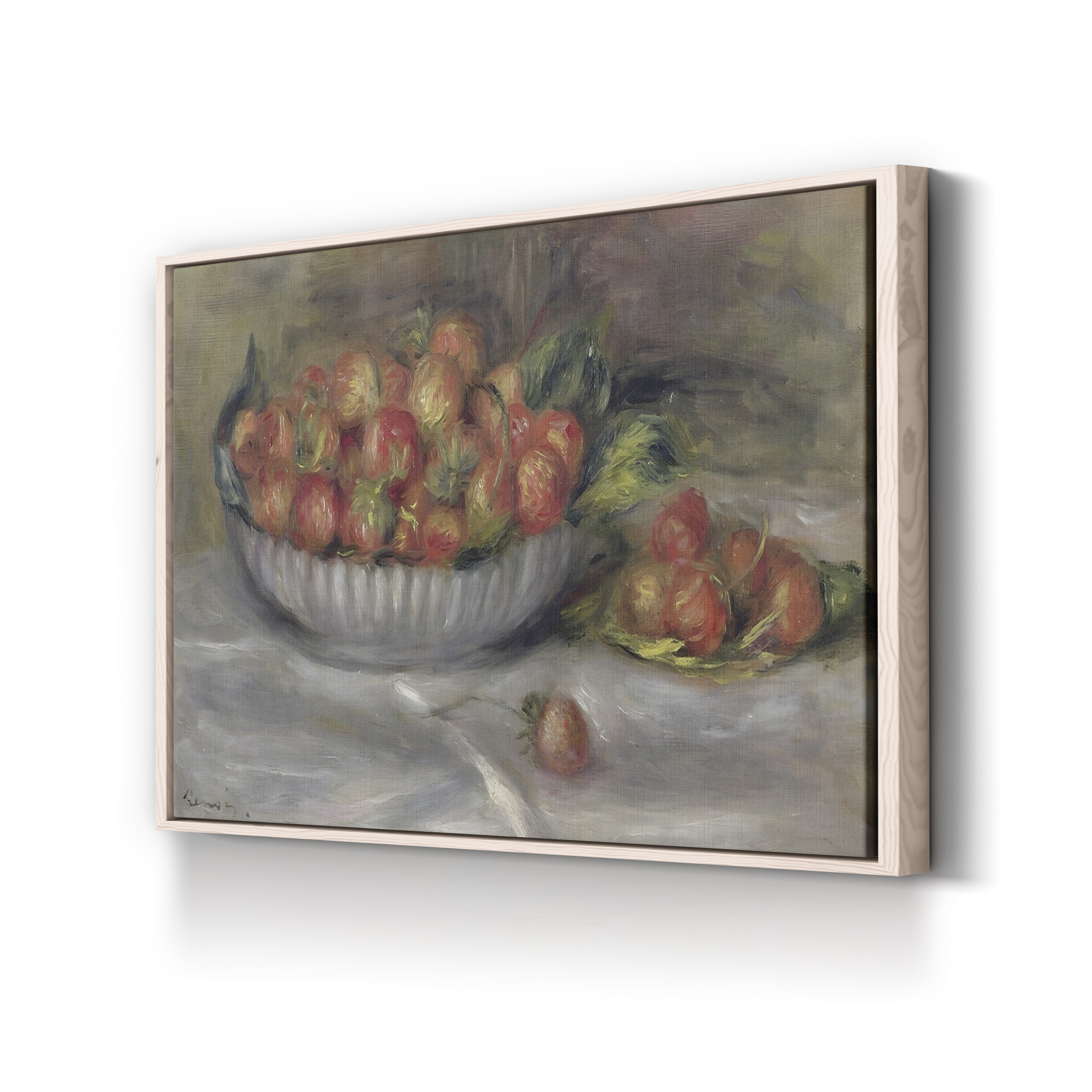 Still Life with Strawberries, 1914 – Renoir Wall Art | Impressionist Canvas
