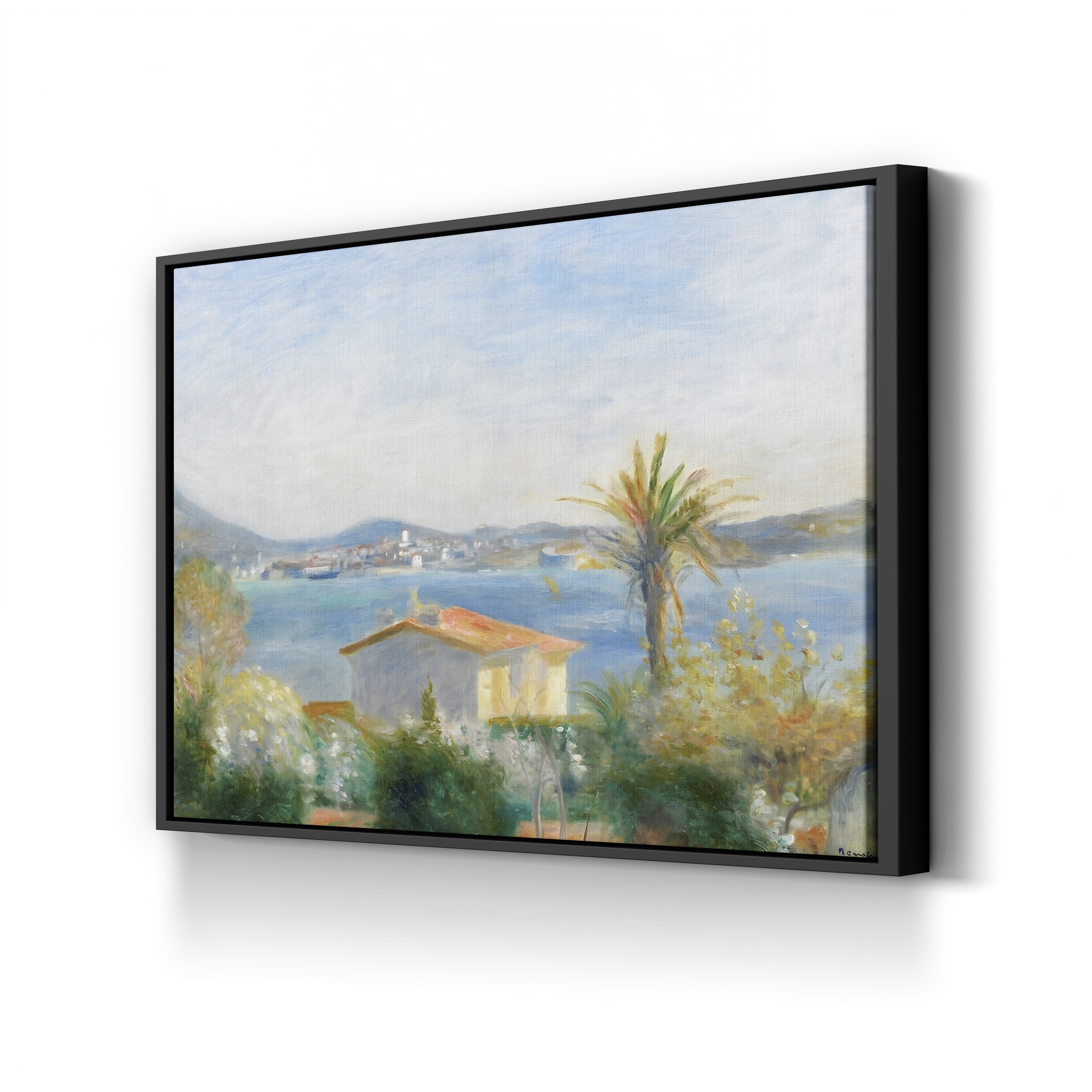 Tamaris, France, c.1885 – Pierre-Auguste Renoir Wall Art | Impressionist Mediterranean Canvas Print