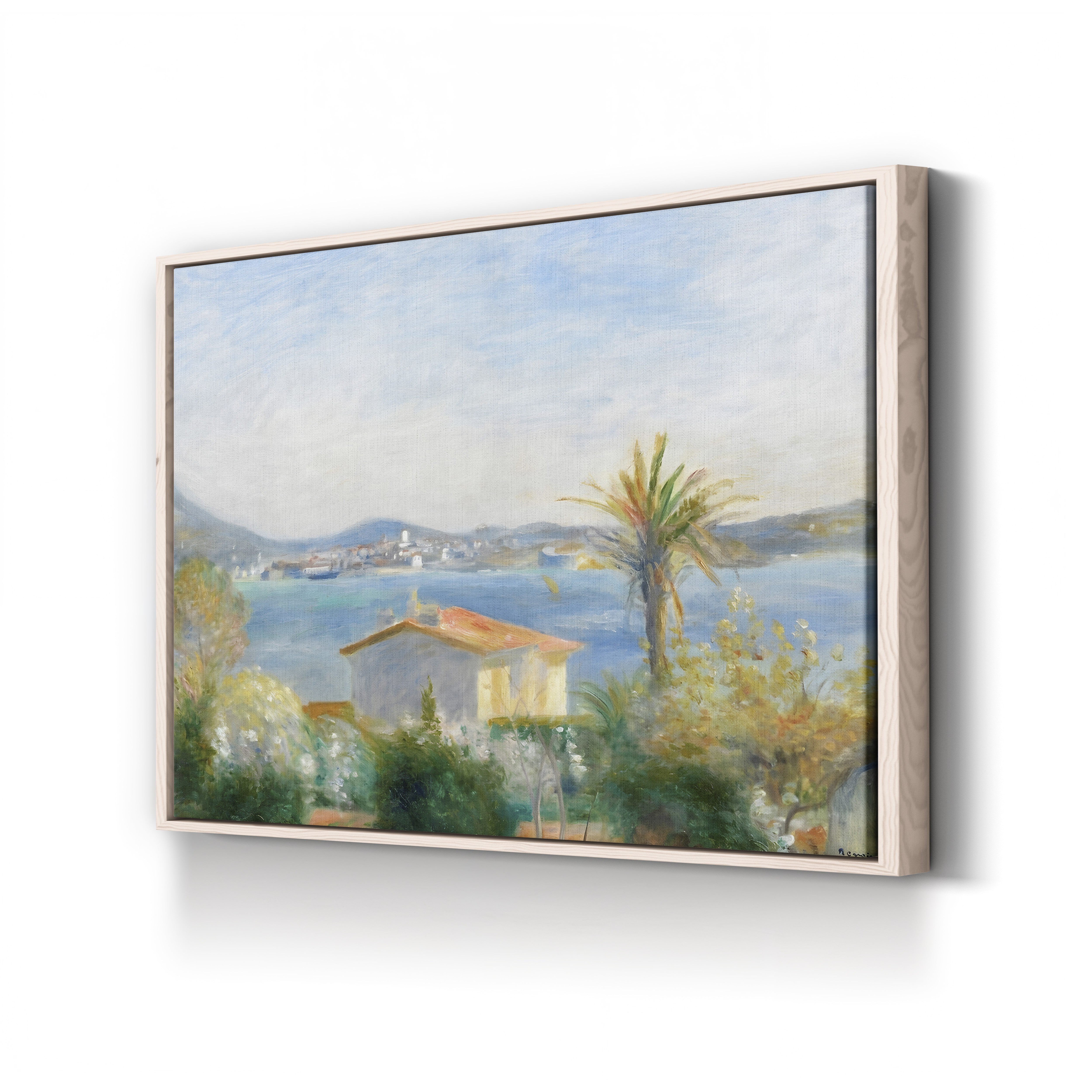 Tamaris, France, c.1885 – Pierre-Auguste Renoir Wall Art | Impressionist Mediterranean Canvas Print