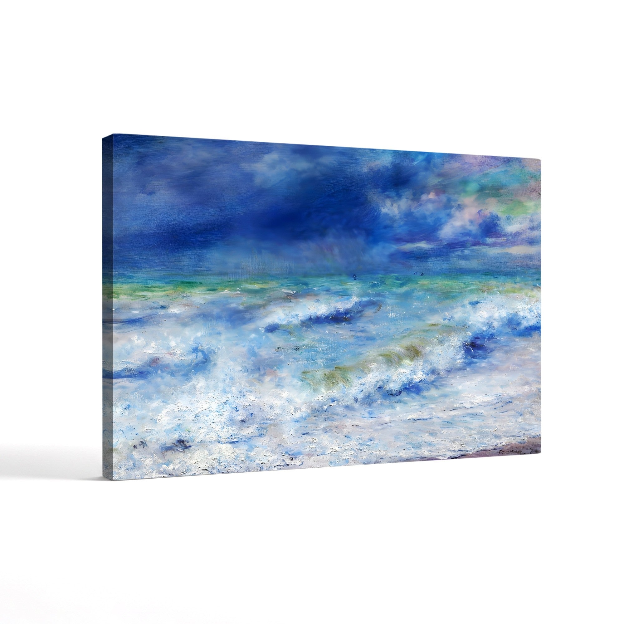 Seascape – Renoir Wall Art | Impressionist Seascape Canvas Print
