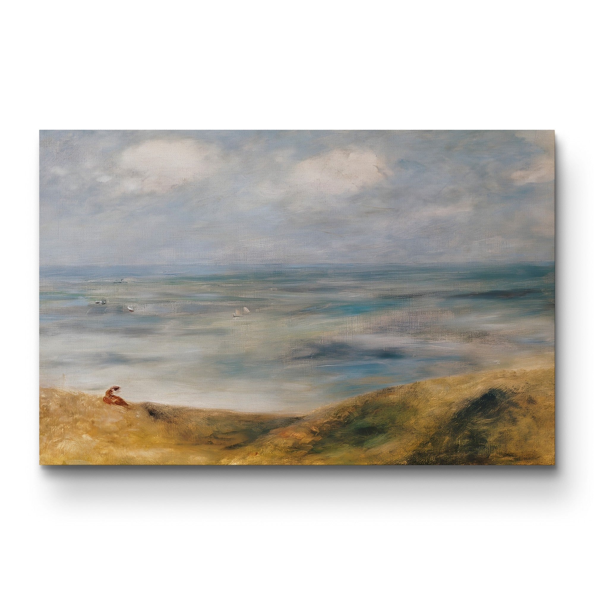 View of the Sea, Guernsey – Pierre-Auguste Renoir Wall Art | Impressionist Seascape Canvas Print