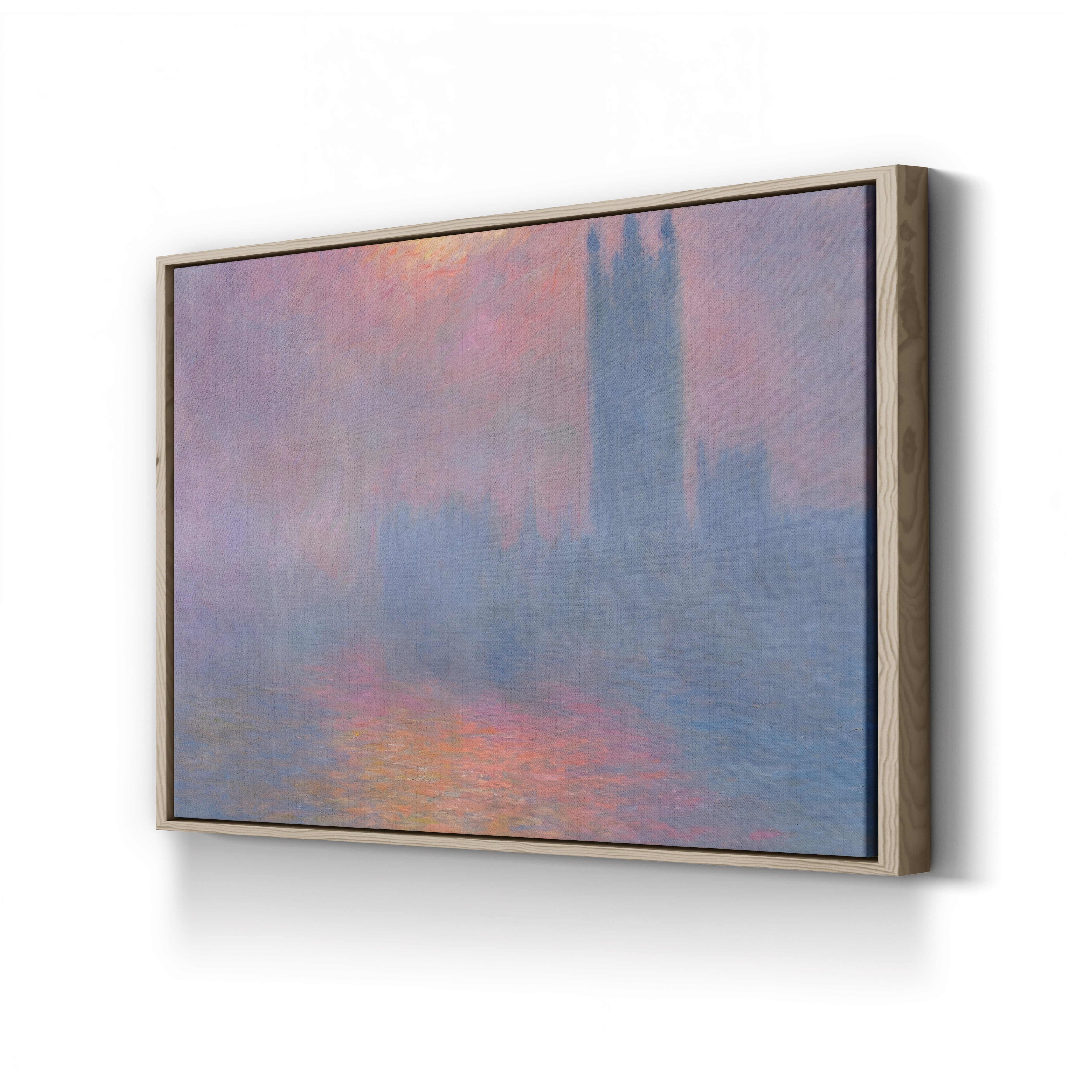 The Houses of Parliament, Sun Breaking Through the Fog (Londres, le Parlement, trouée de soleil dans le brouillard), 1904 by Claude Monet