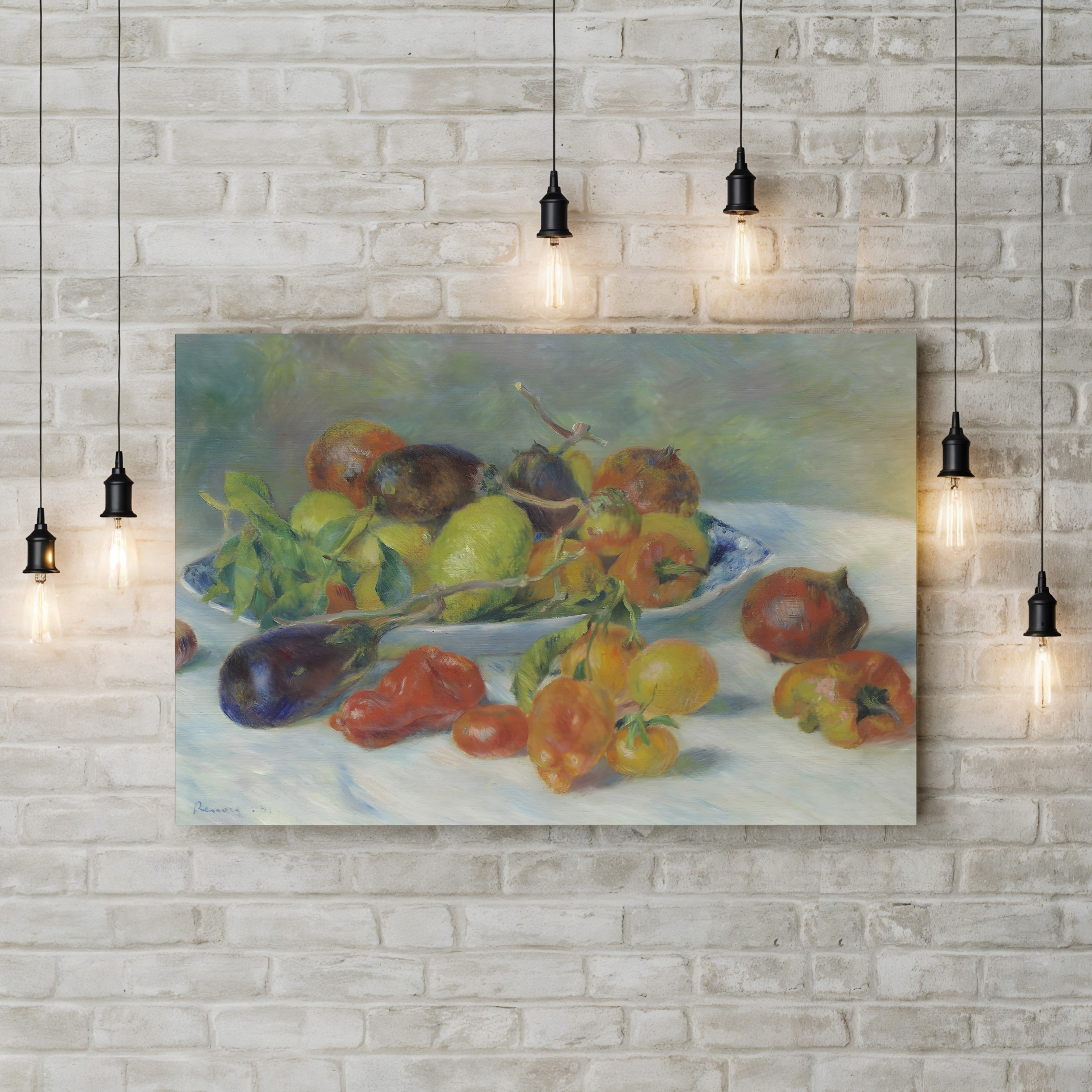Fruits of the Midi, 1881 – Pierre-Auguste Renoir Wall Art | Impressionist Still Life Canvas Print