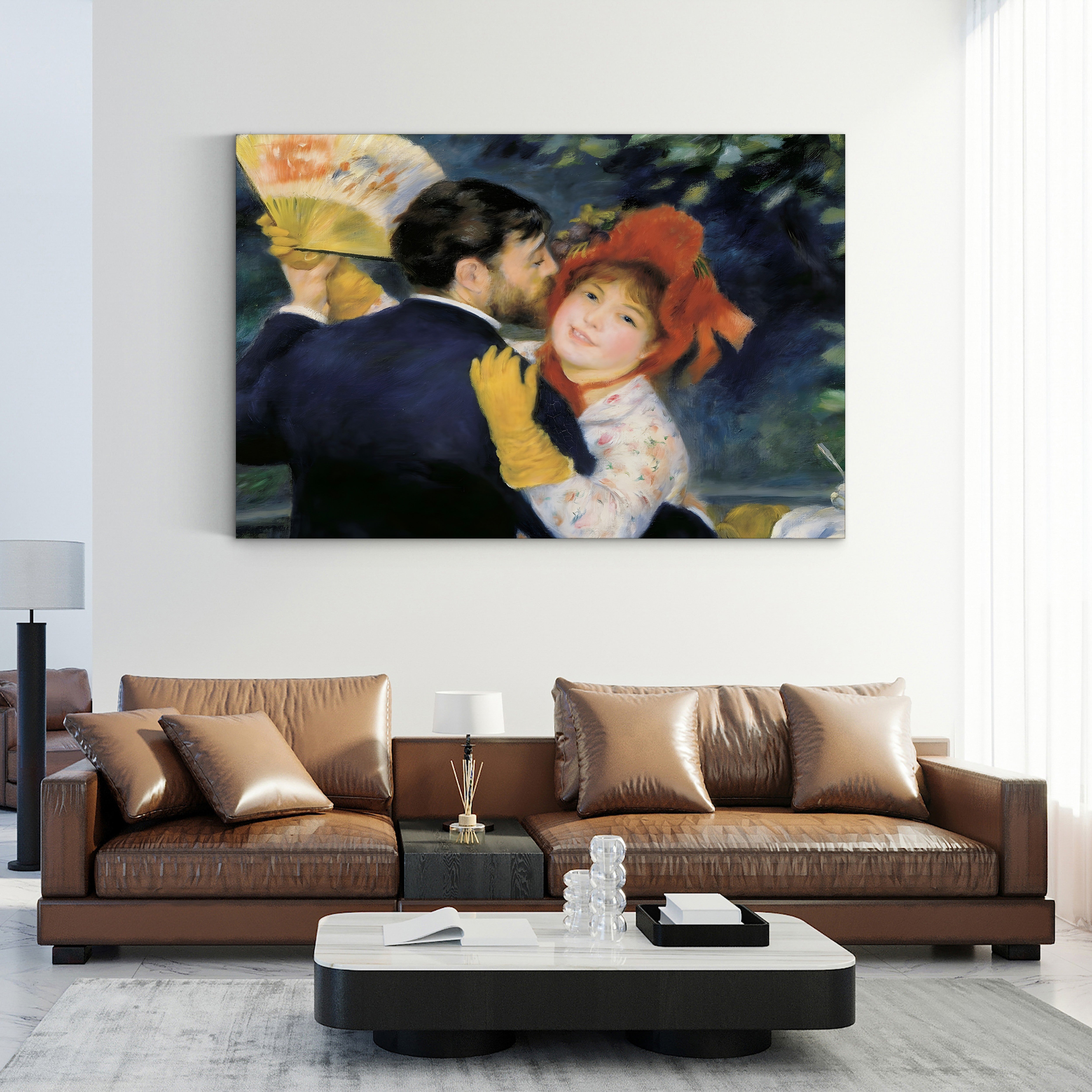 Dance in the Country, 1883 – Pierre-Auguste Renoir Wall Art | Impressionist Figure Canvas Print