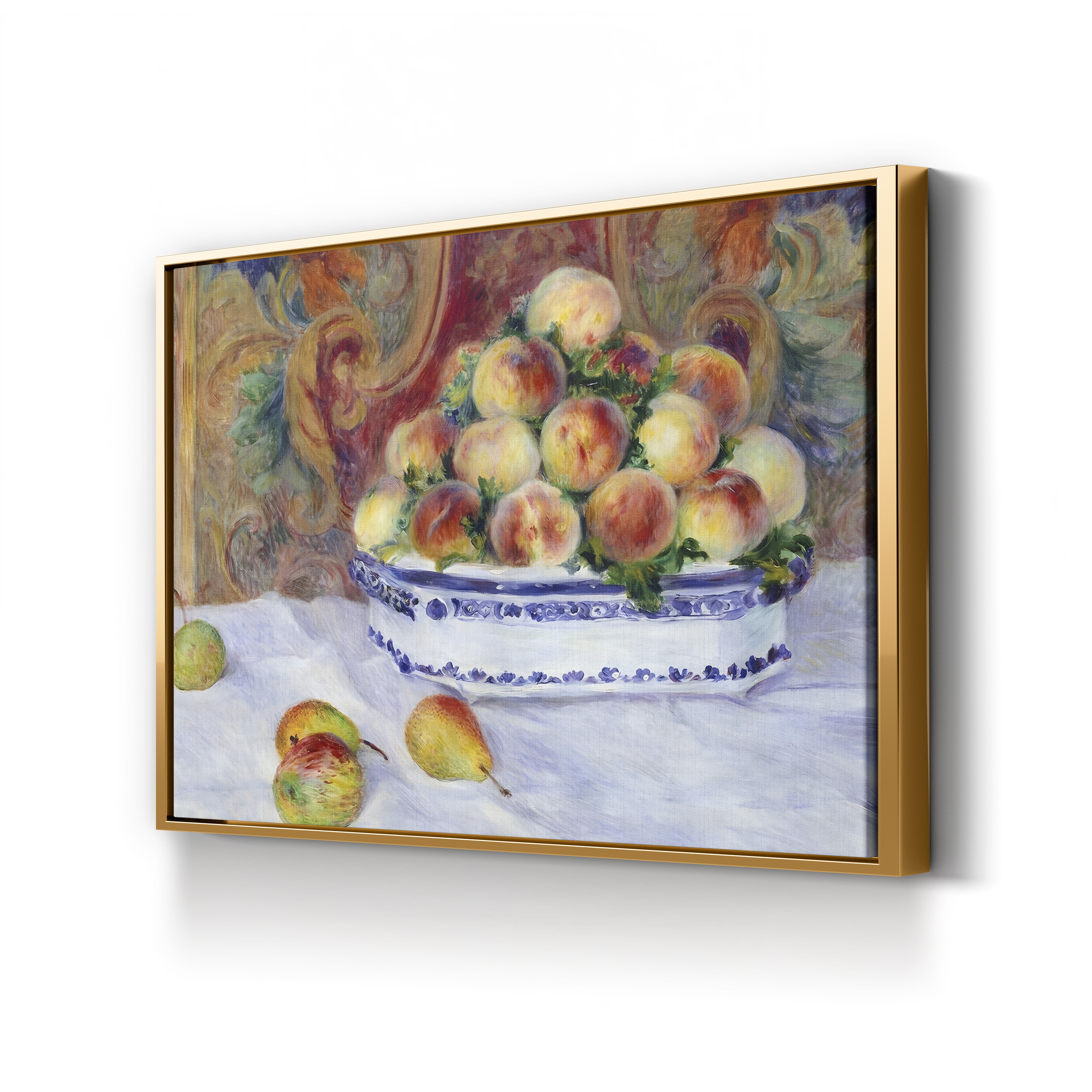 Still Life with Peaches – Renoir Wall Art | Impressionist Still Life Canvas