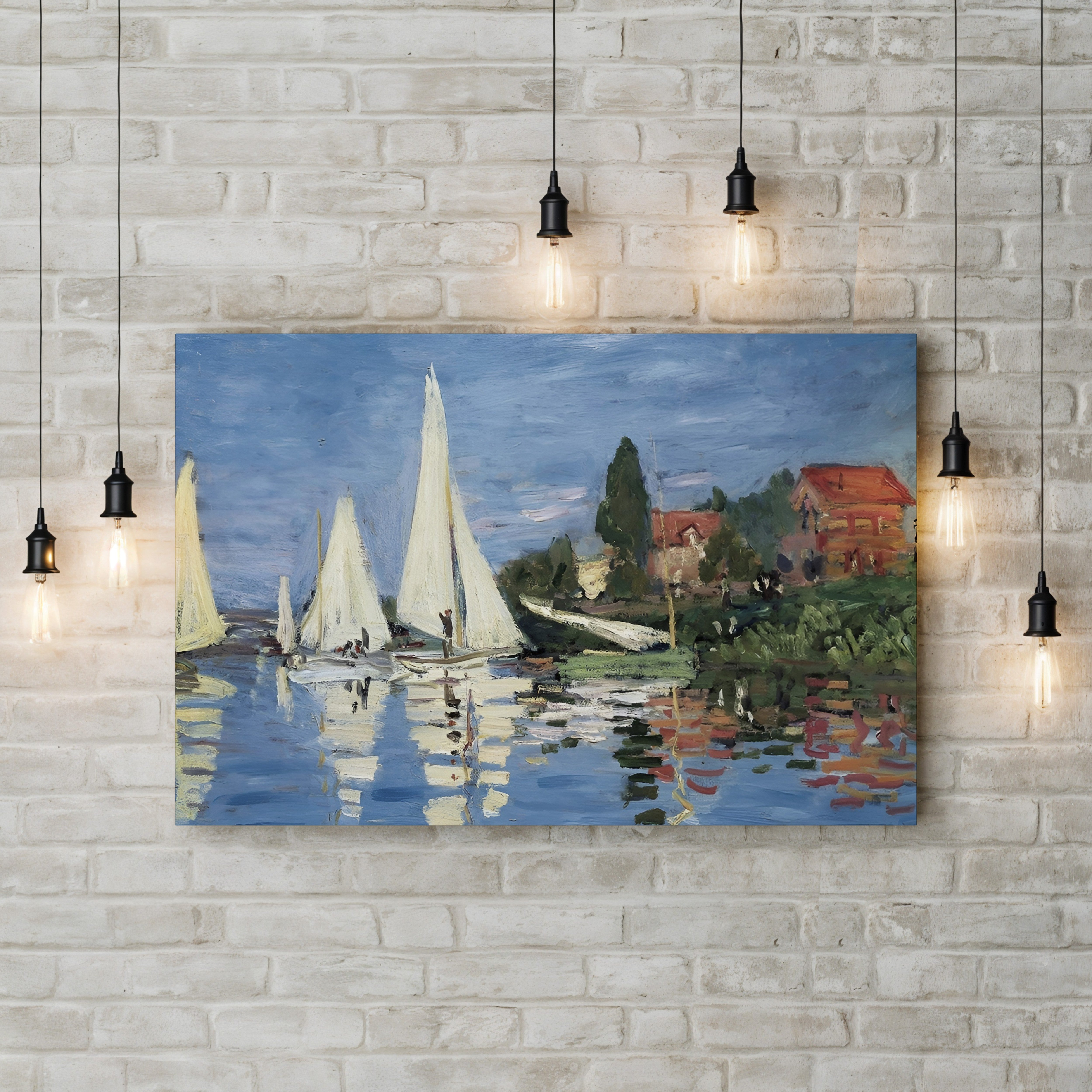 Regatta at Argenteuil (Régate à Argenteuil), around 1872 by Claude Monet