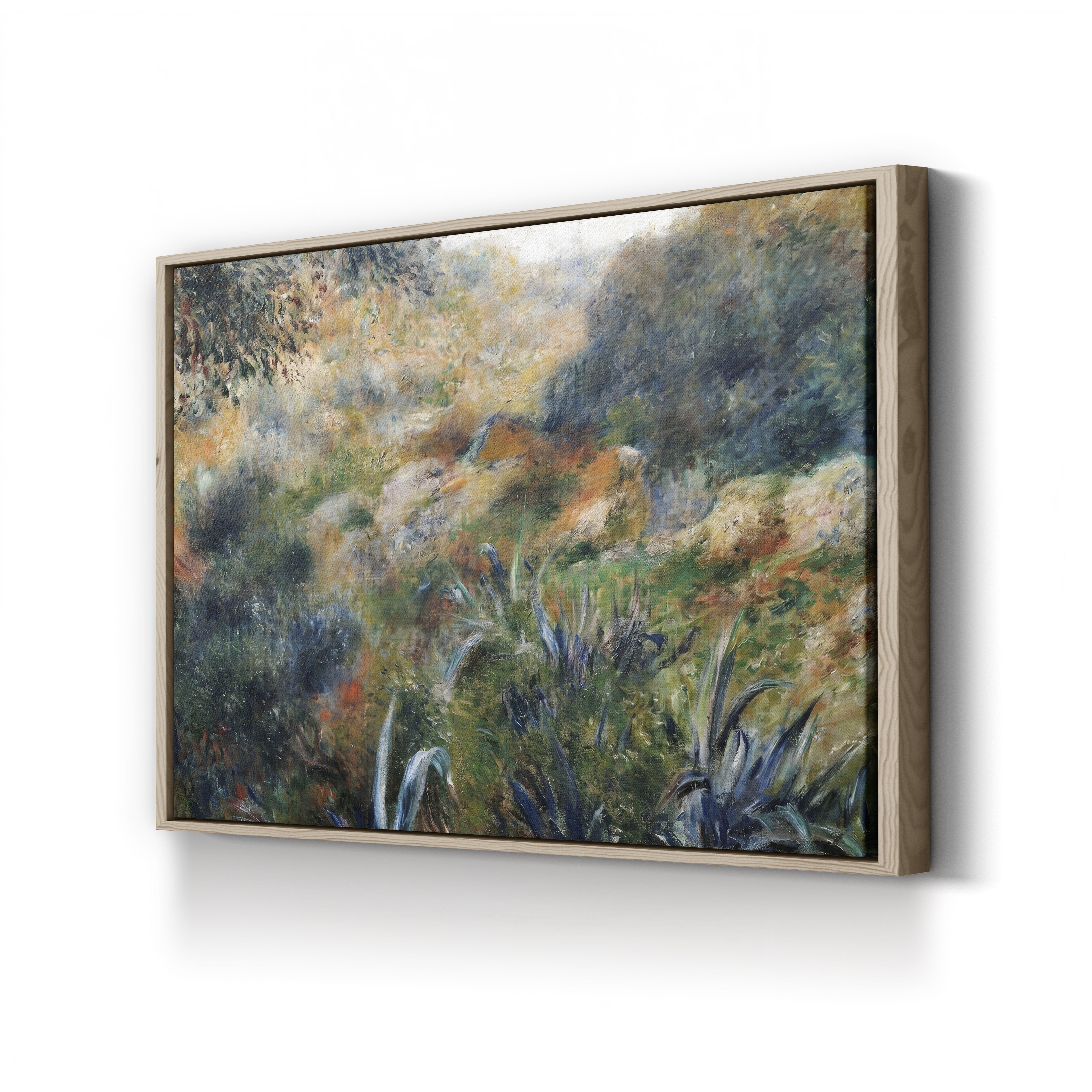 Algerian Landscape: Ravine de la Femme Sauvage, 1881 – Pierre-Auguste Renoir Wall Art | Impressionist Landscape Canvas Print