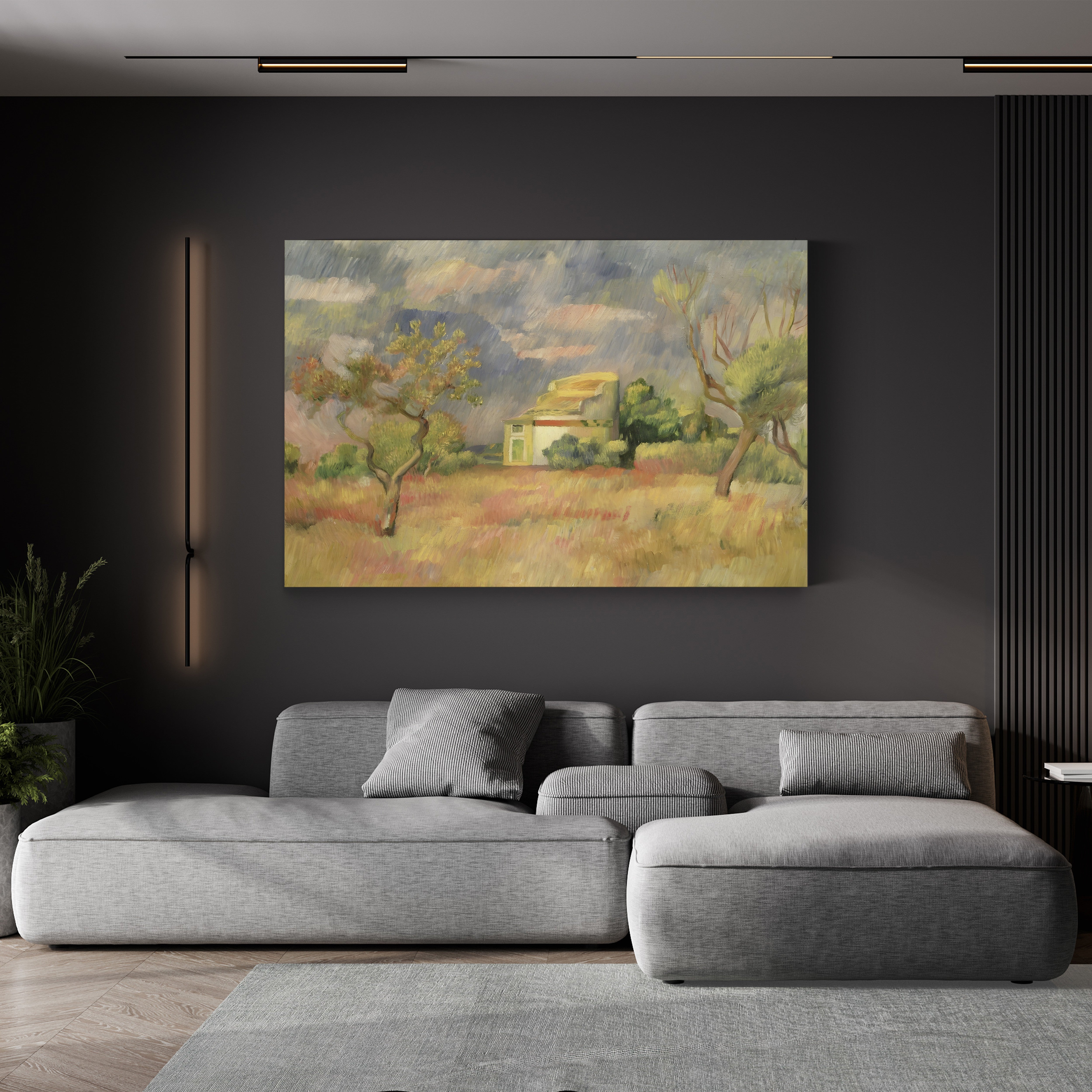 Dovecote at Bellevue – Pierre-Auguste Renoir Wall Art | Impressionist Landscape Canvas Print
