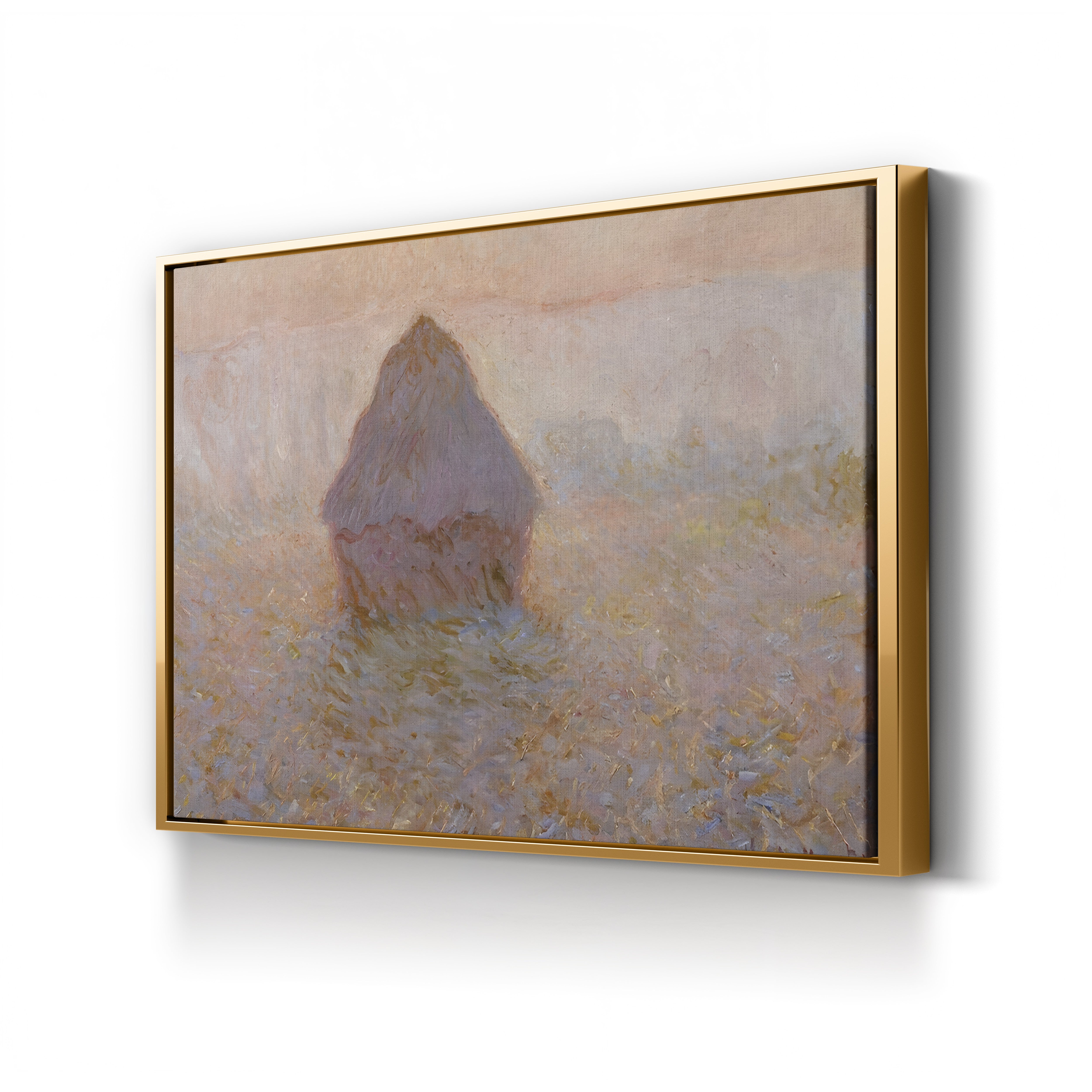 Grainstack, Sun in the Mist, 1891 – Claude Monet Wall Art | Impressionist Series Canvas Print