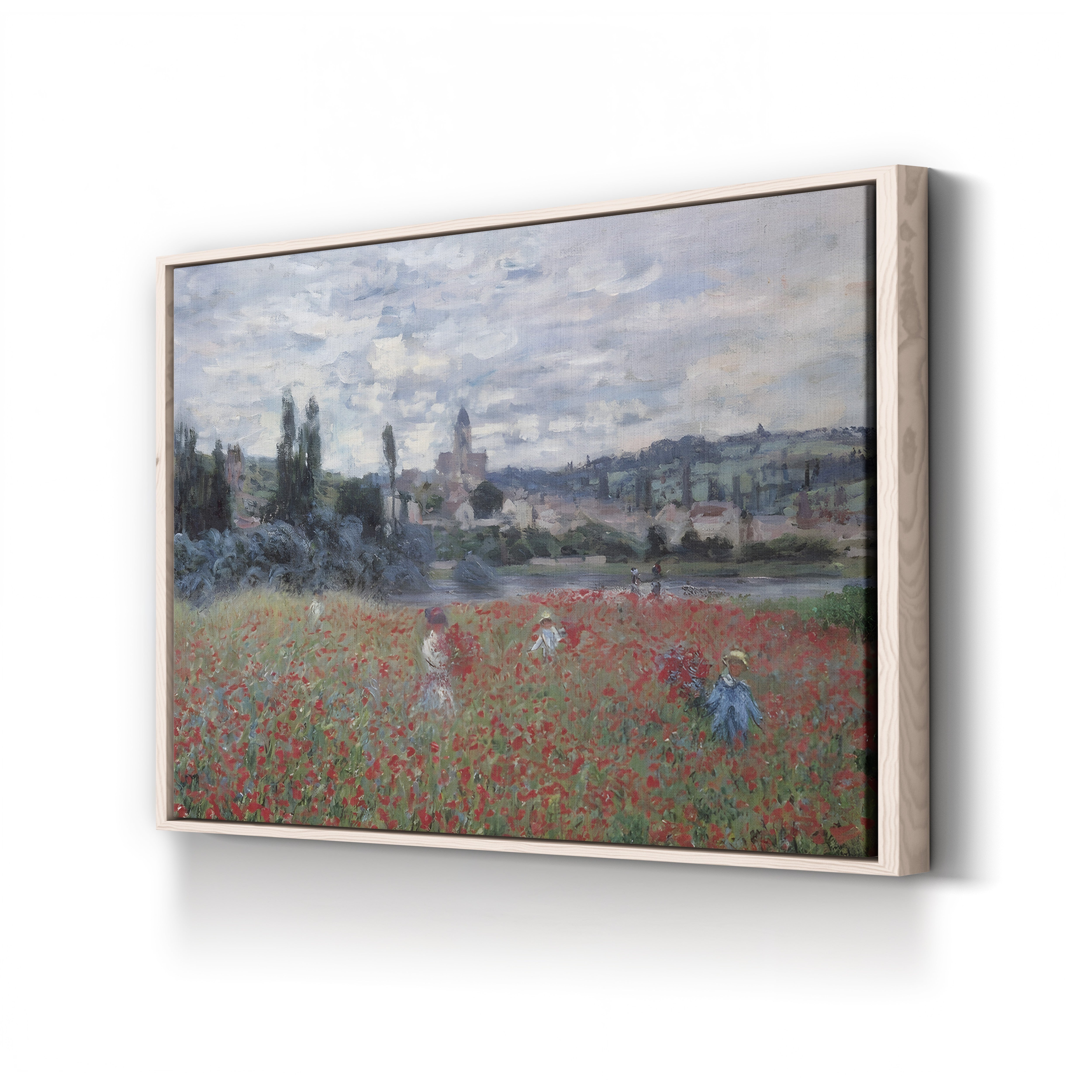 Poppy Field near Vétheuil (Champ de coquelicots près de Vétheuil), 1879 by Claude Monet