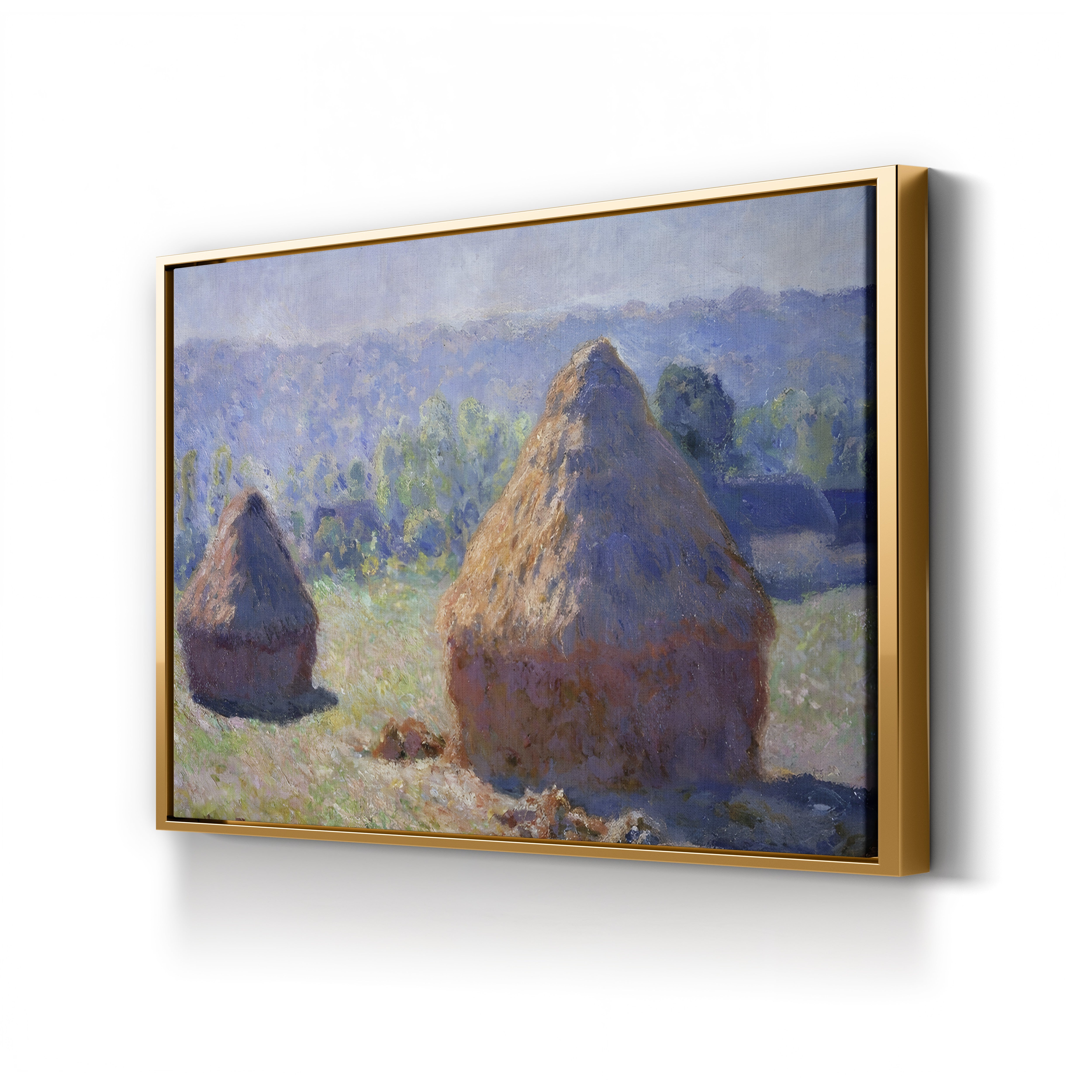 Haystacks, End of Summer – Claude Monet Wall Art | Impressionist Series Canvas Print