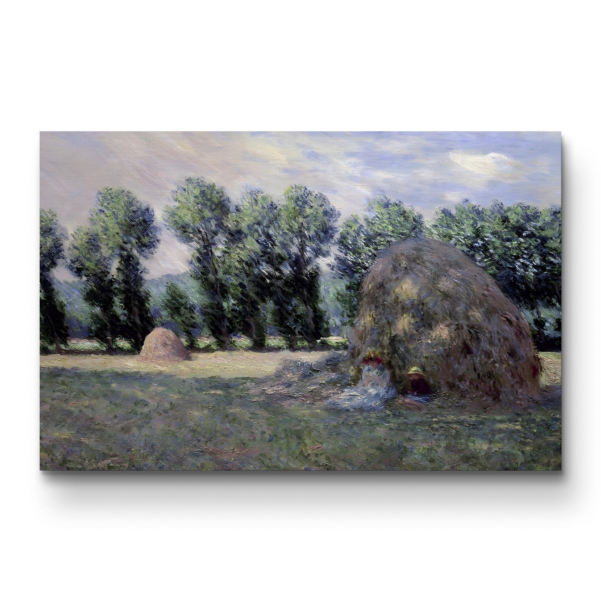 Haystacks, 1885 – Claude Monet Wall Art | Impressionist Rural Landscape Canvas Print