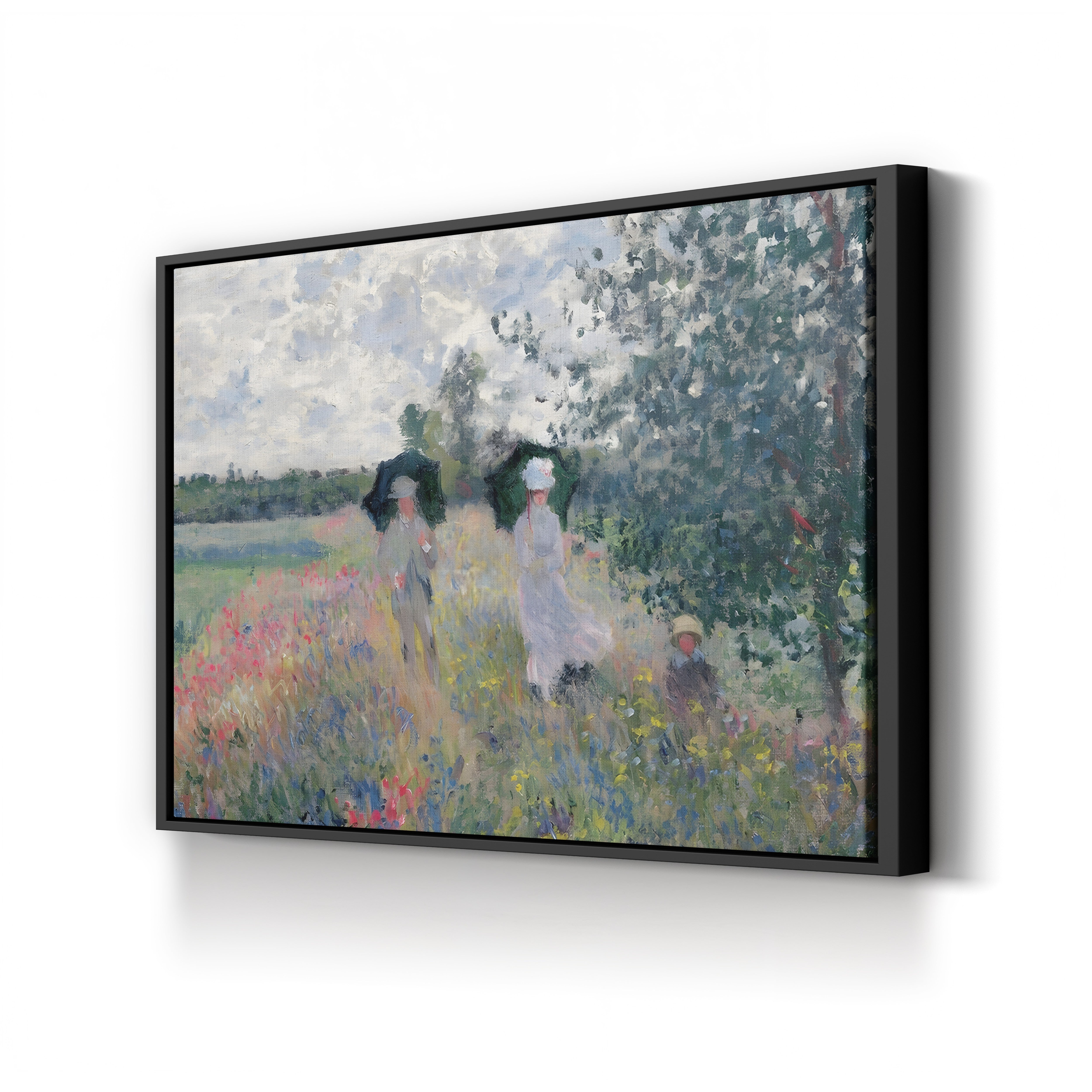 Promenade near Argenteuil (En promenade près d’Argenteuil), 1875 by Claude Monet