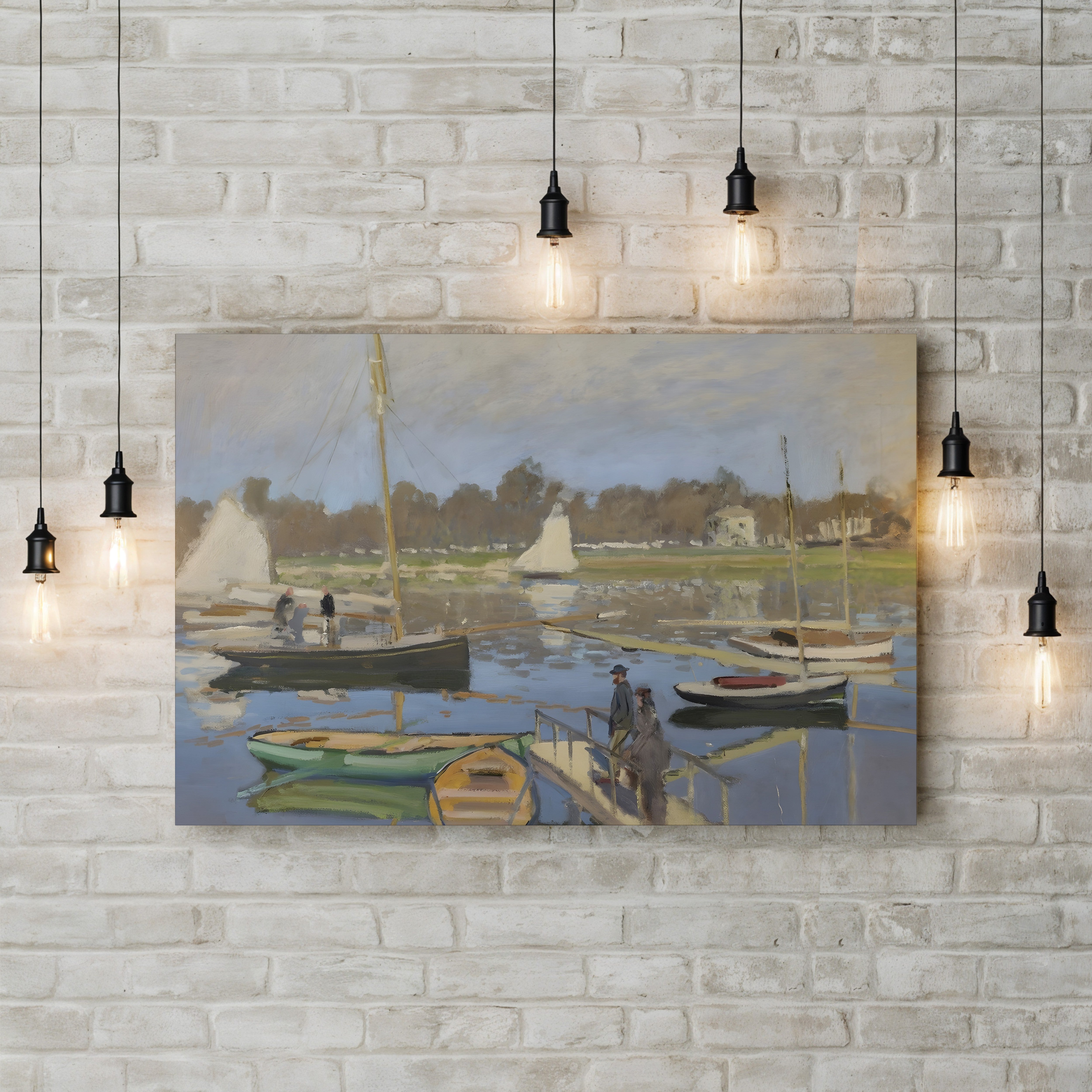 The Argenteuil Basin (Le Bassin d’Argenteuil) by Claude Monet