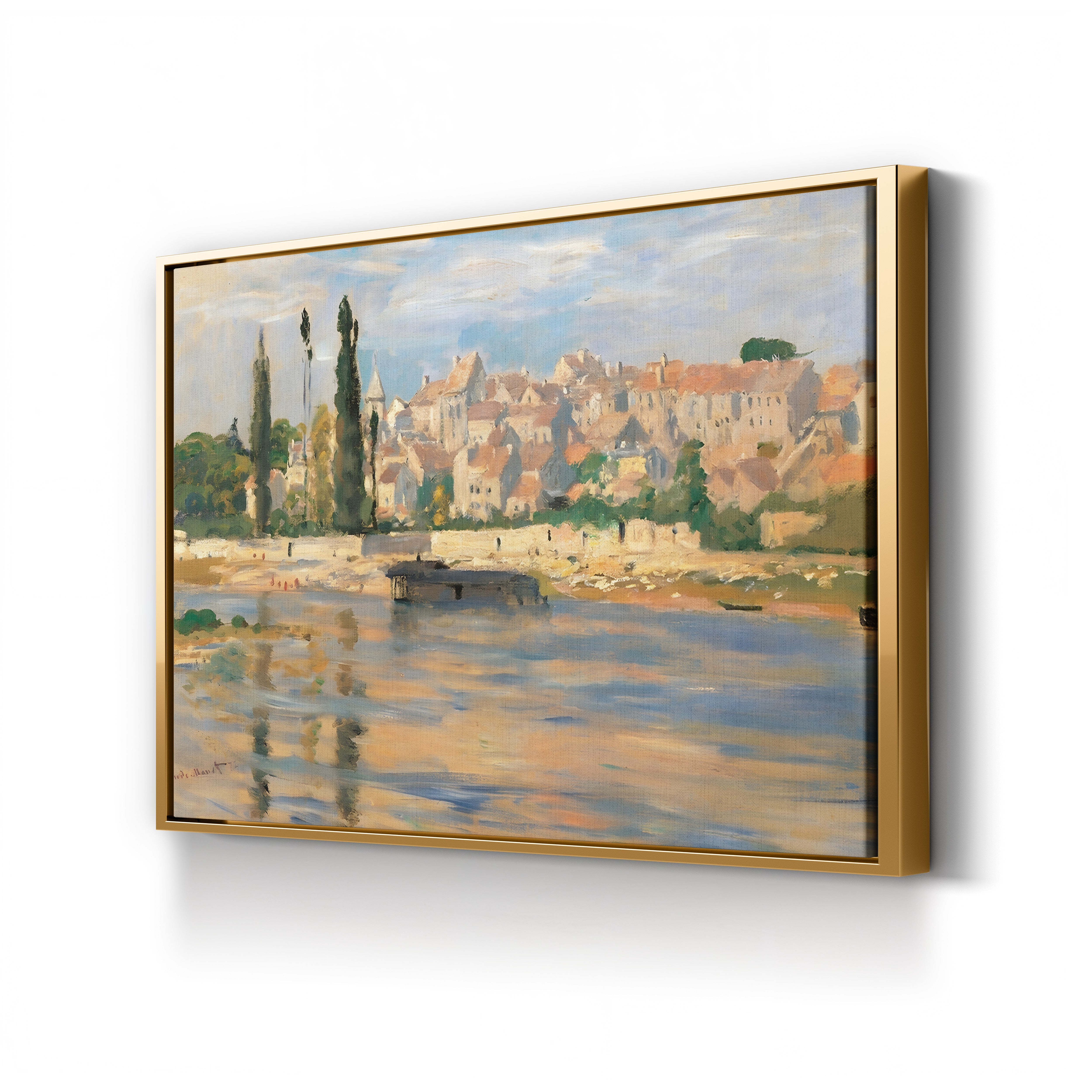 Carrières-Saint-Denis, 1872 – Claude Monet Wall Art | Musée d'Orsay Impressionist Seine Canvas Print