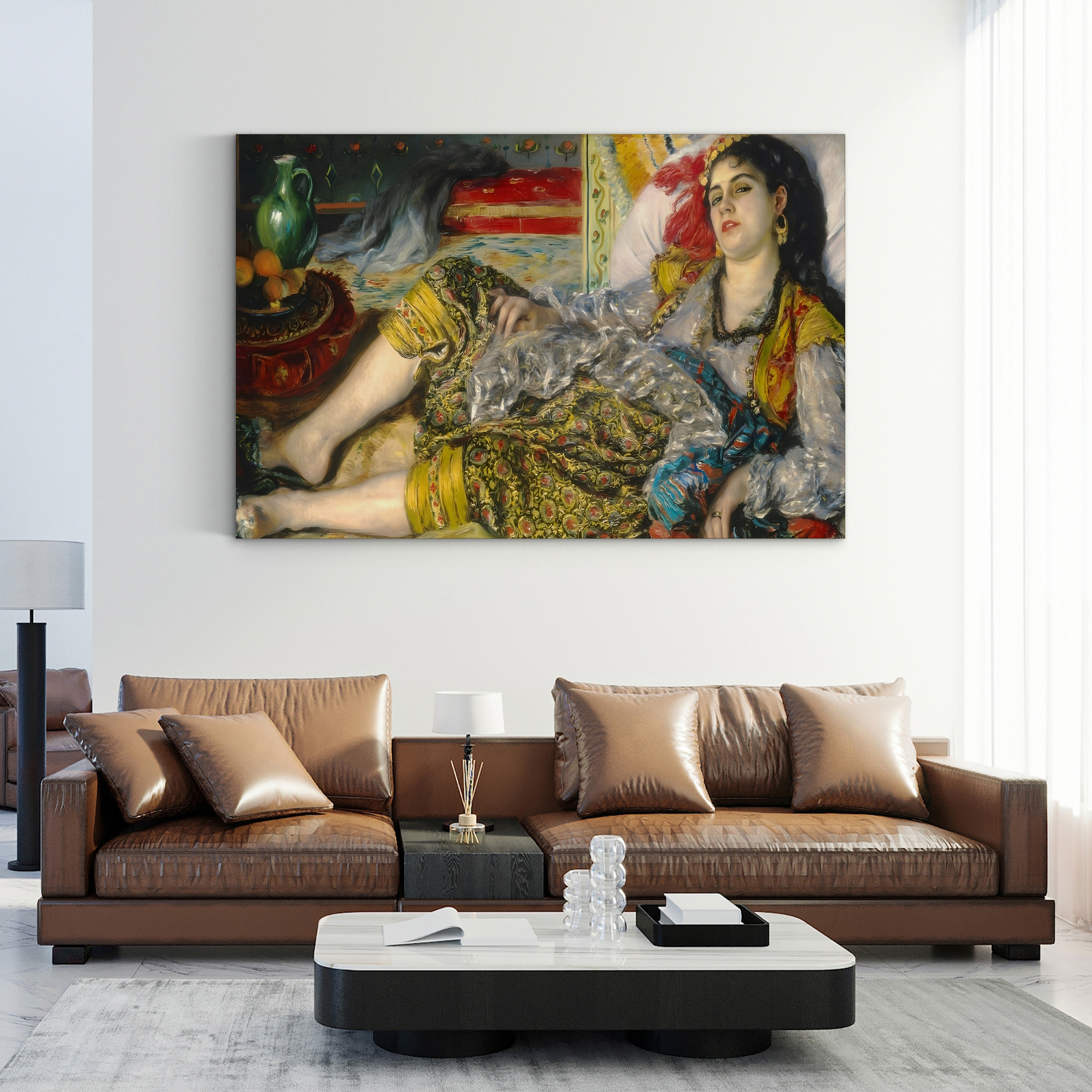Odalisque, 1870 – Renoir Wall Art | Impressionist Figure Canvas