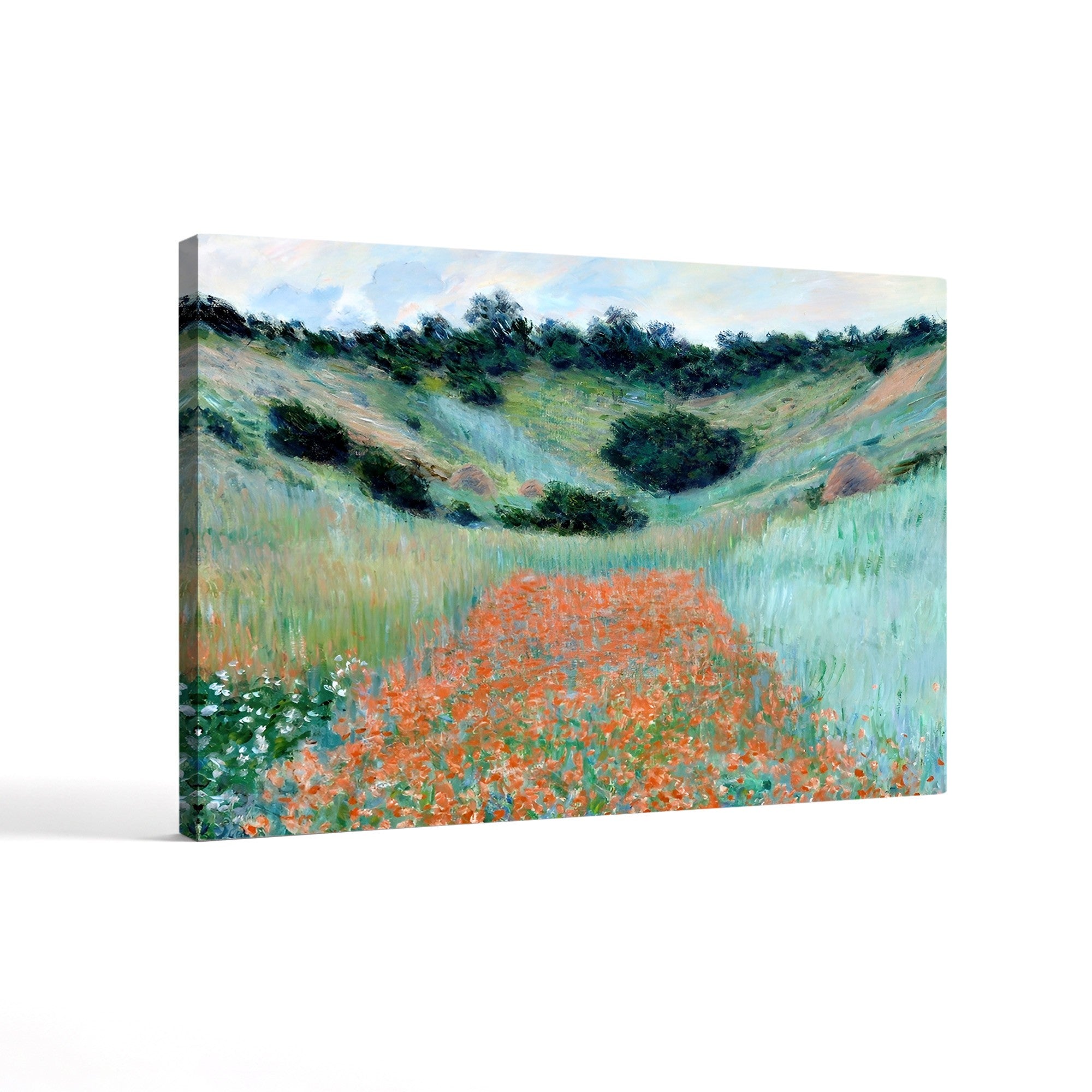 Poppy Field in a Hollow near Giverny, 1885 by Claude Monet