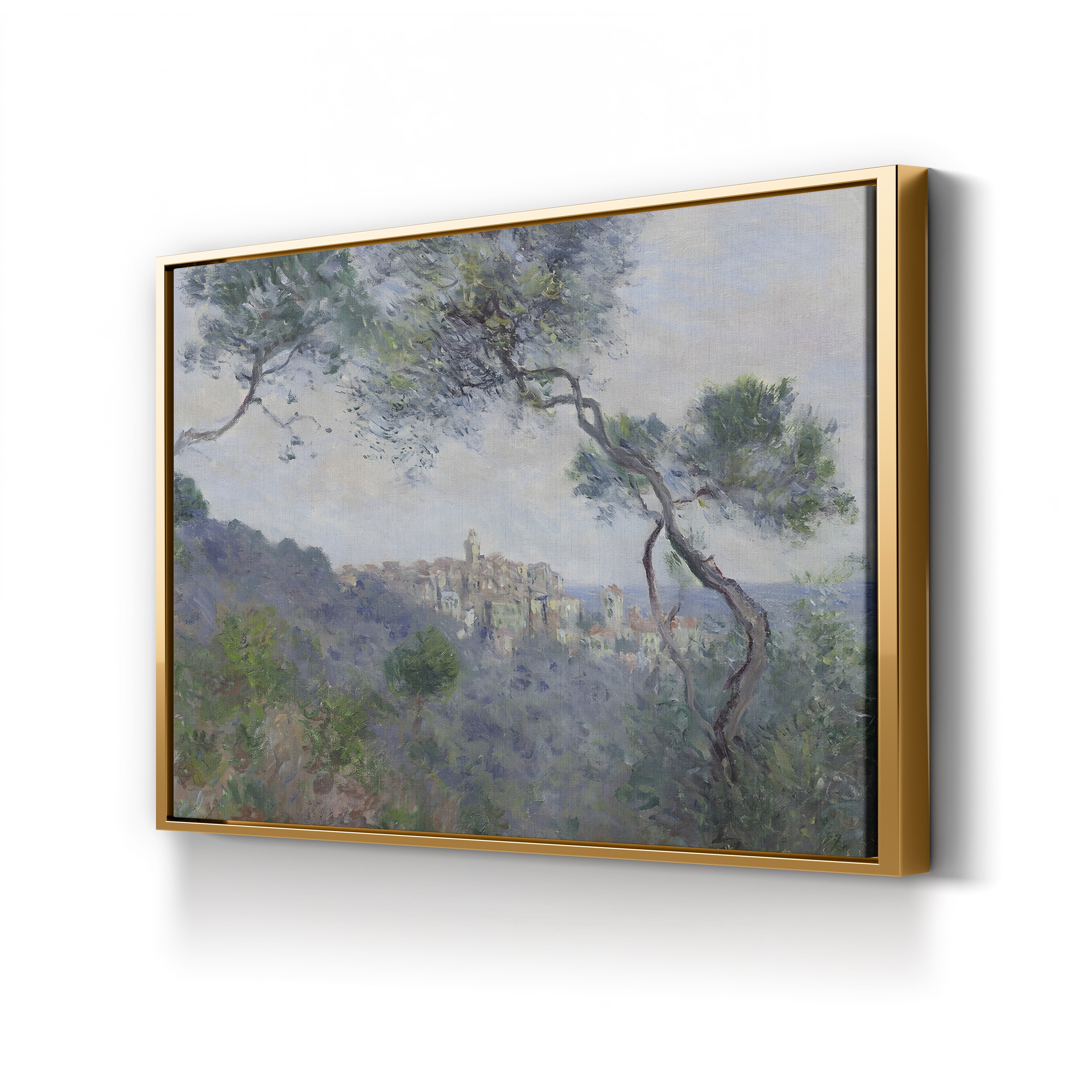 Bordighera, Italy, 1884 – Claude Monet Wall Art | Impressionist Italian Riviera Canvas Print