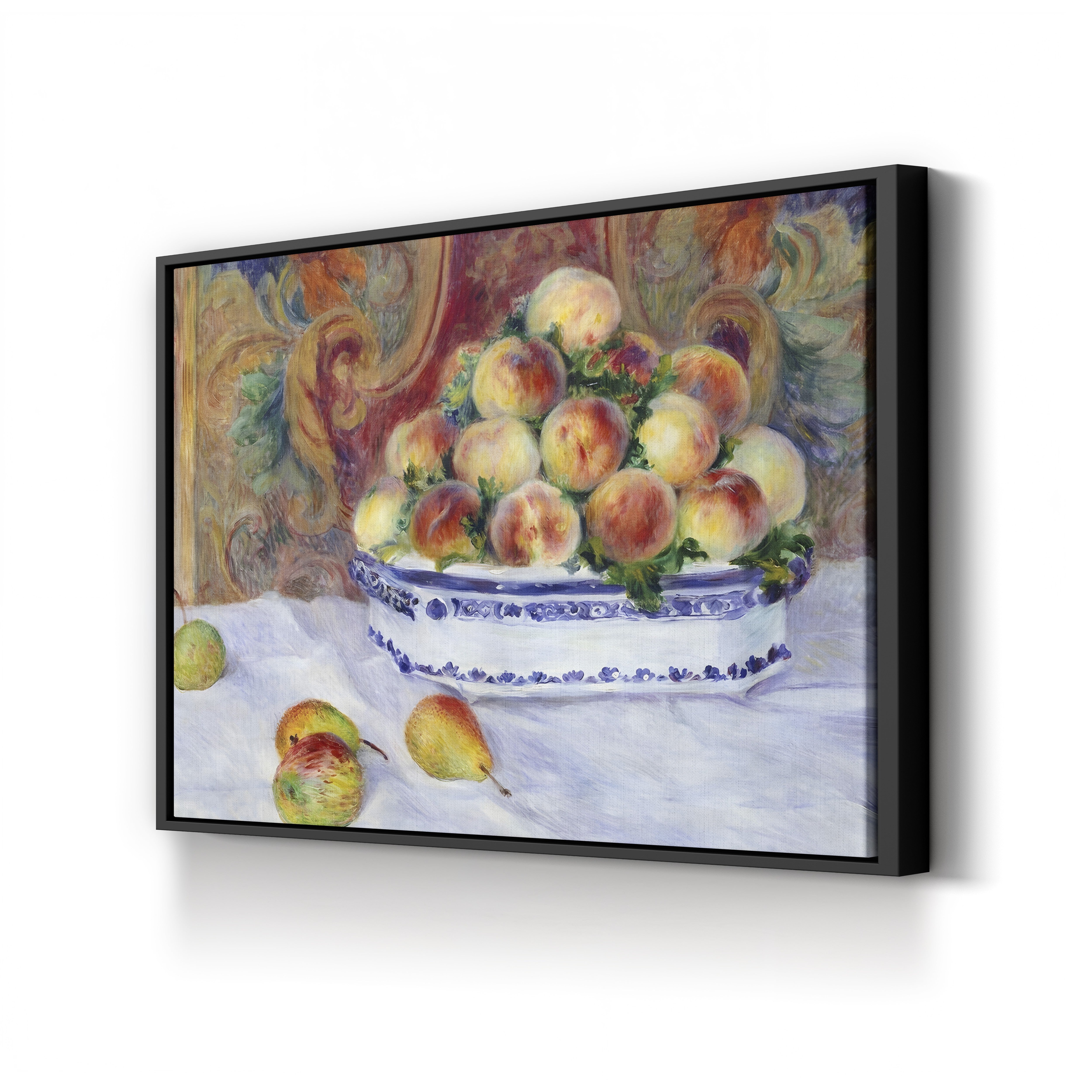 Still Life with Peaches – Renoir Wall Art | Impressionist Still Life Canvas