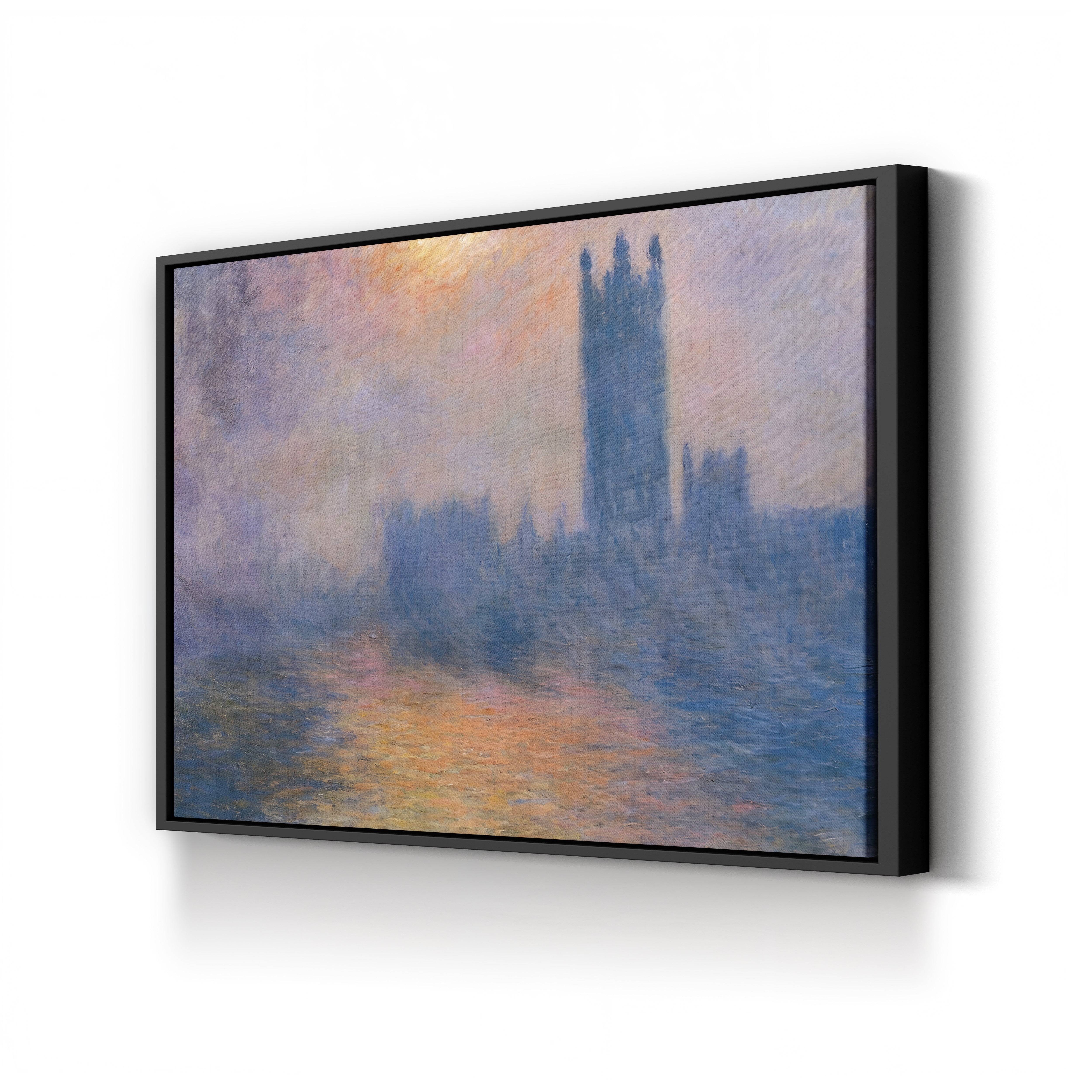 The Houses of Parliament, Sun Breaking Through the Fog (Le Parlement, trouée de soleil dans le brouillard), 1904 by Claude Monet