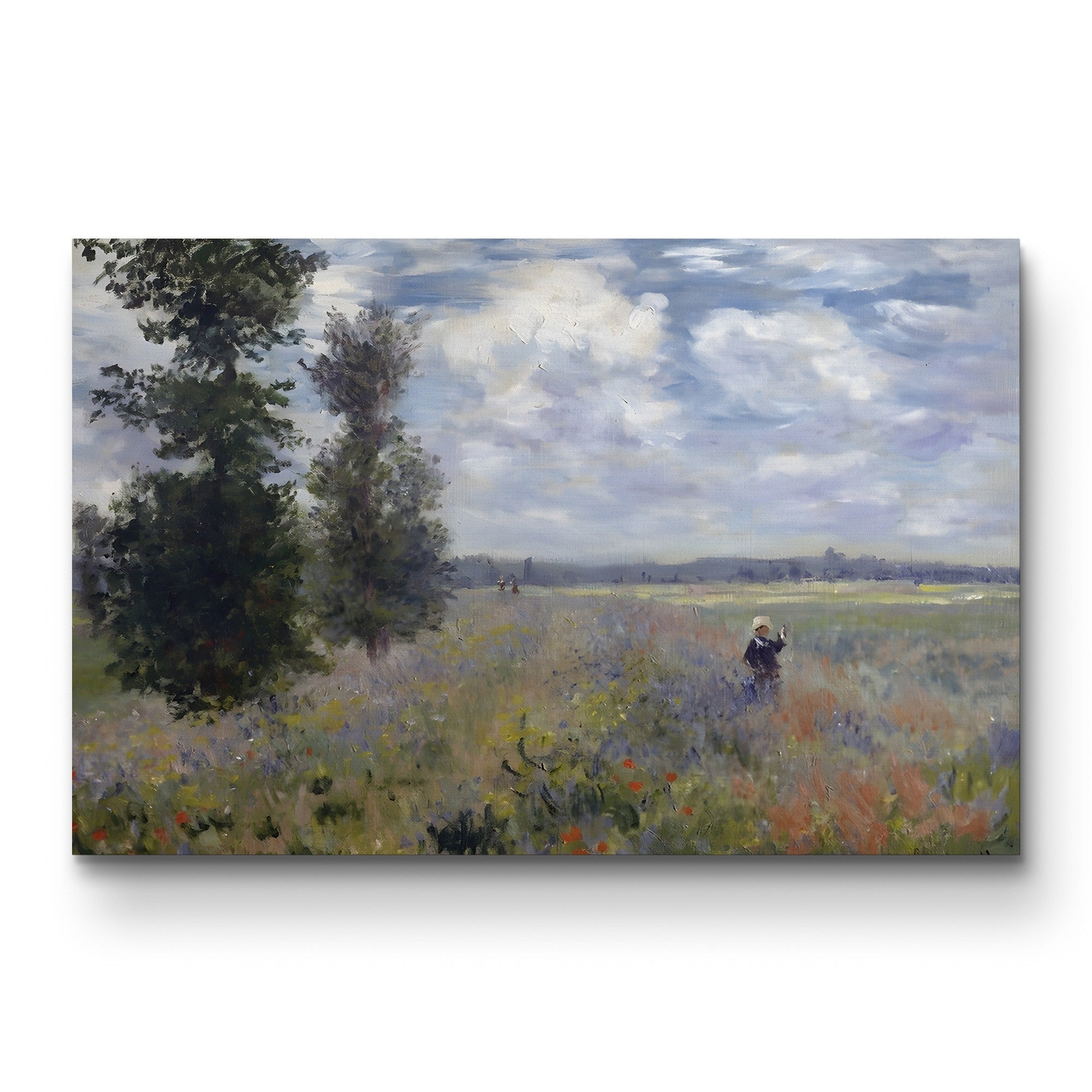 Poppy Fields near Argenteuil (Champ de coquelicots près d’Argenteuil), 1875 by Claude Monet