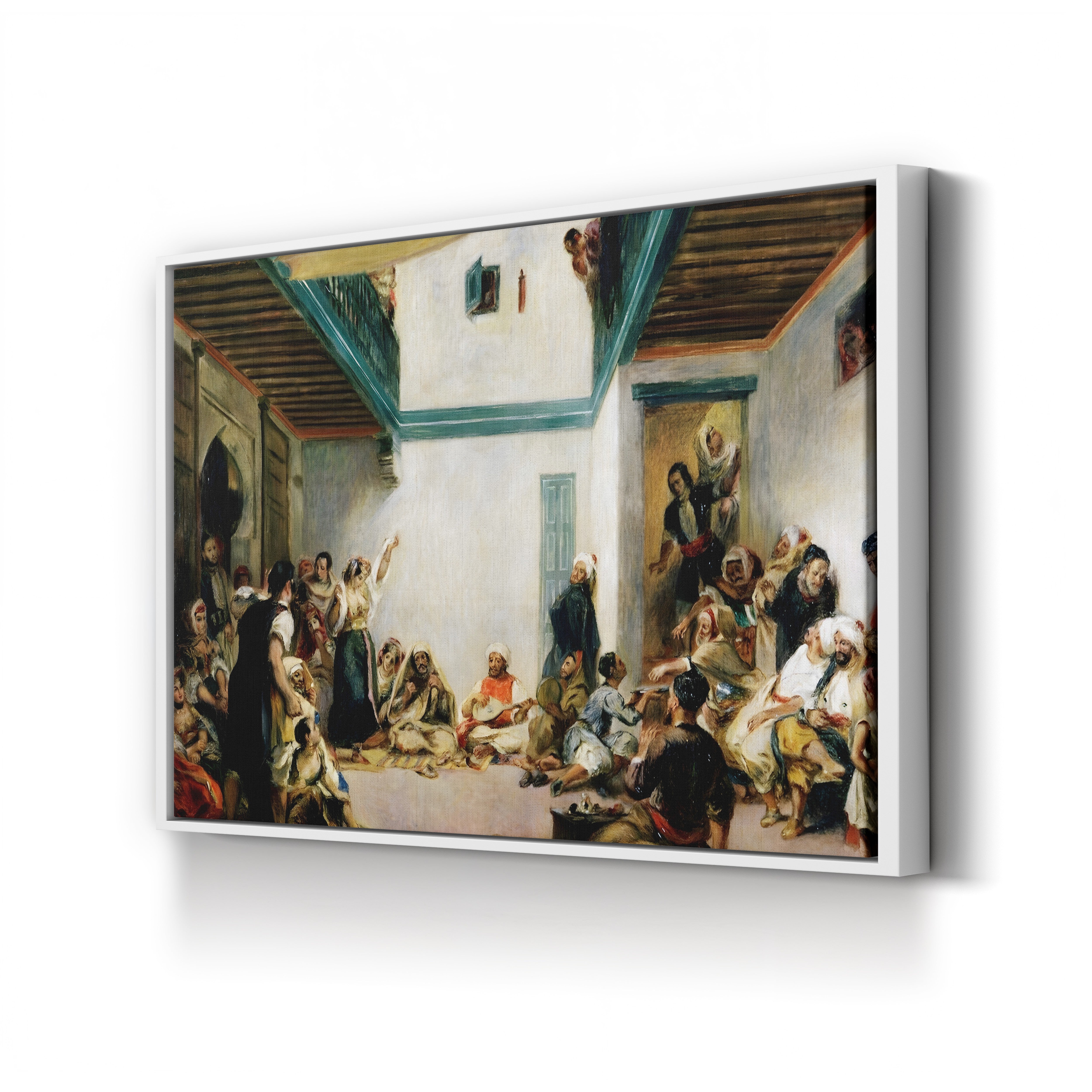 Jewish Wedding in Morocco (After Eugène Delacroix) – Pierre-Auguste Renoir Wall Art | Impressionist Figure Canvas Print