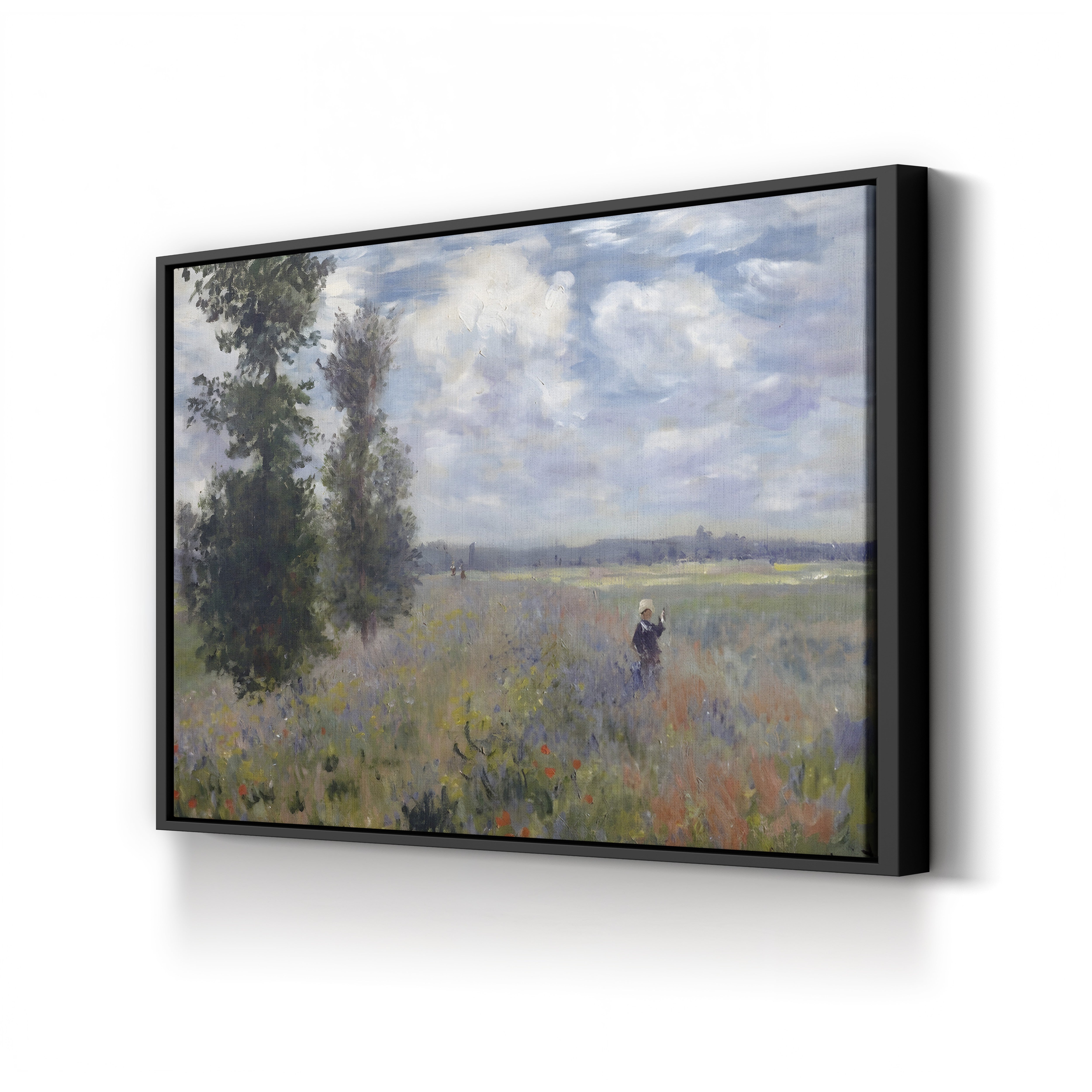 Poppy Fields near Argenteuil (Champ de coquelicots près d’Argenteuil), 1875 by Claude Monet