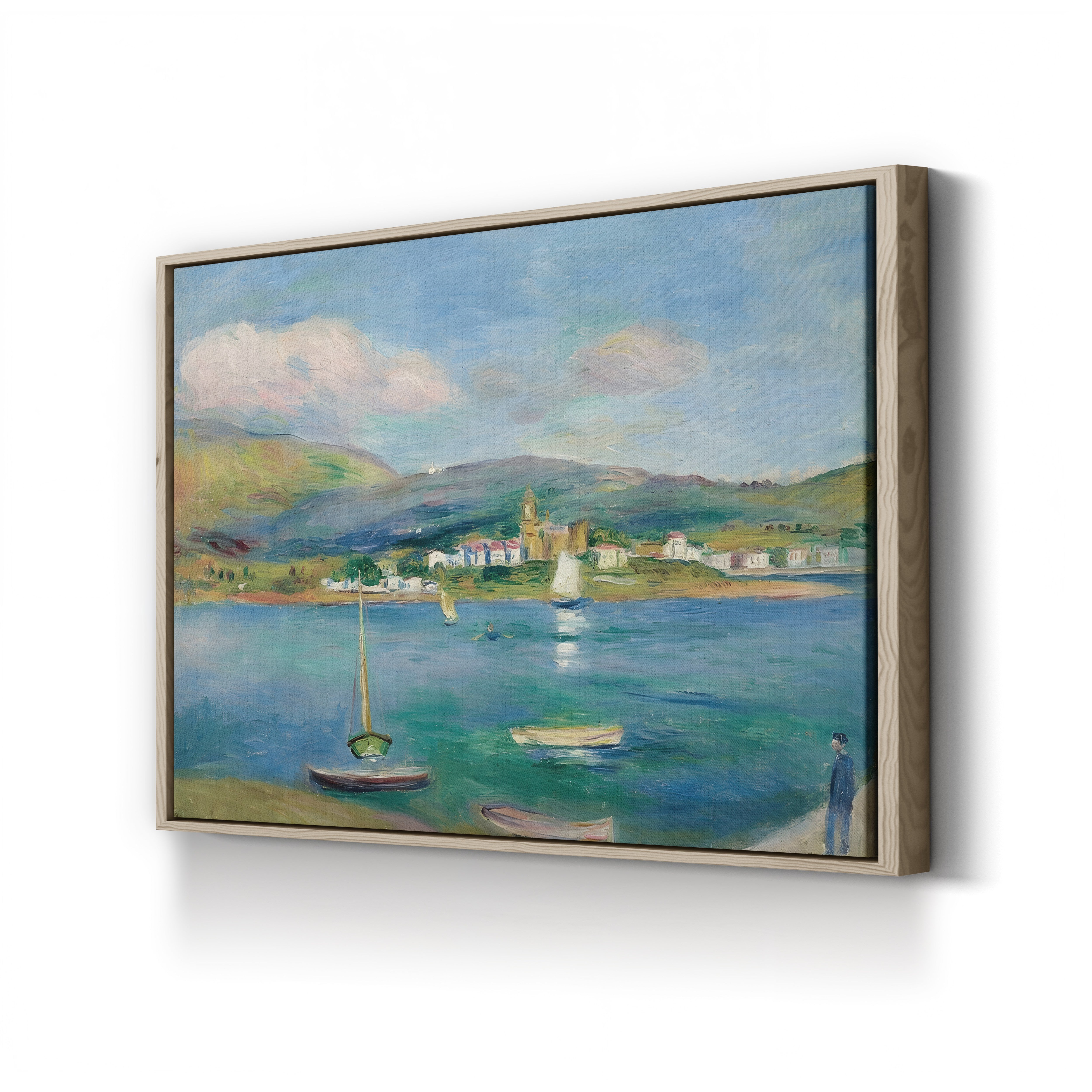 Port de Pêche, Hendaye, 1895 – Renoir Wall Art | Impressionist Canvas