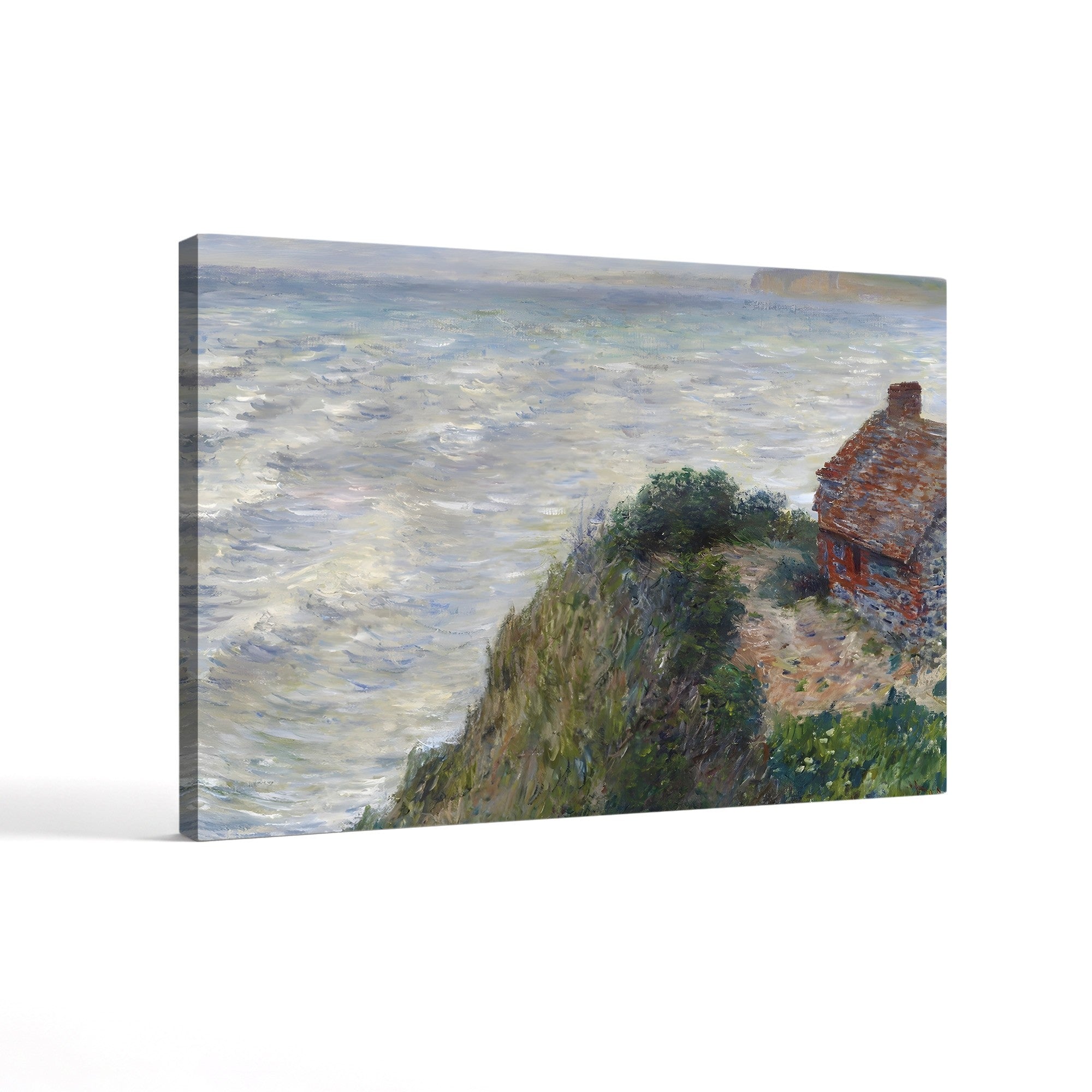 Fisherman's House at Petit-Ailly, 1882 – Claude Monet Wall Art | Impressionist Normandy Coastal Print