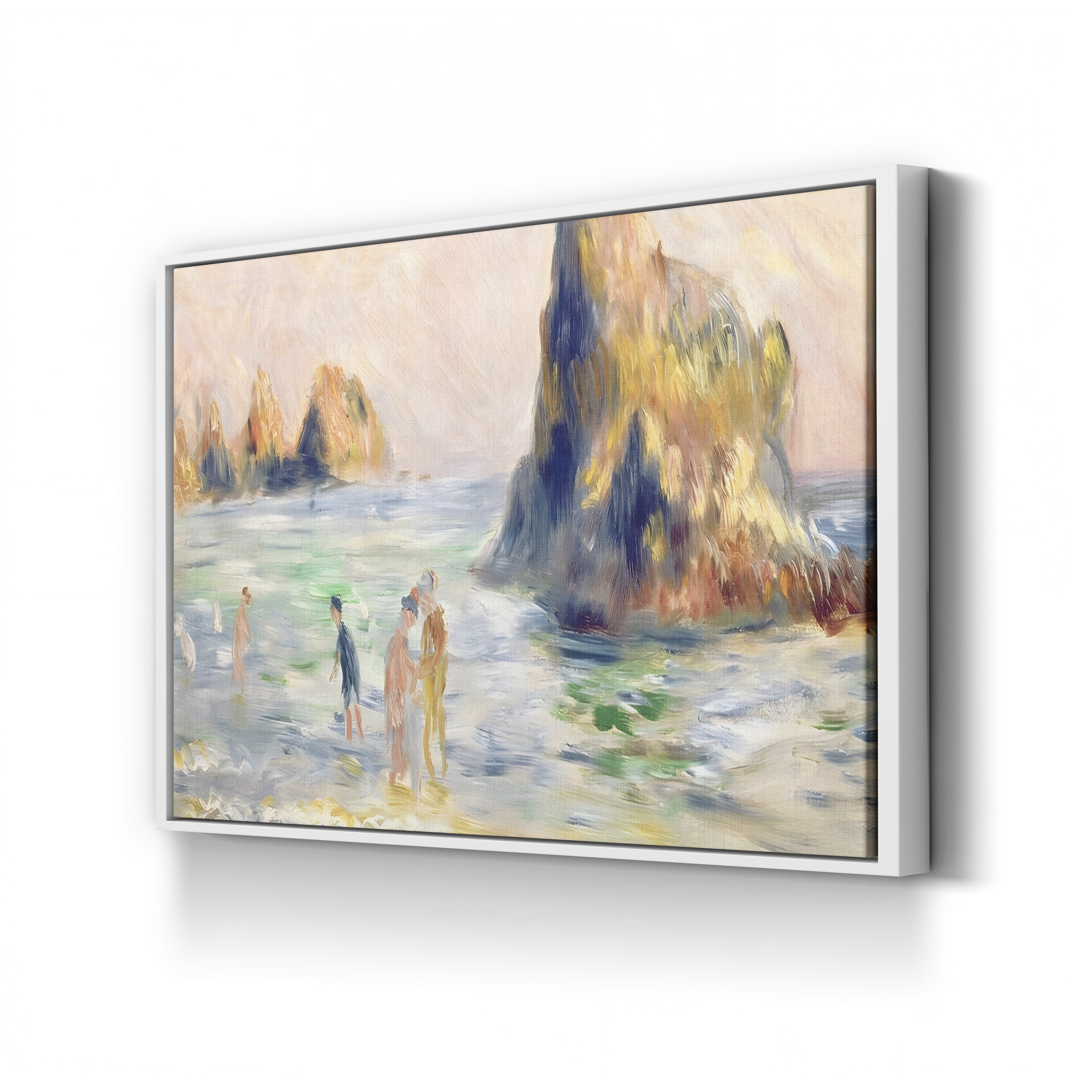 Moulin Huet Bay, Guernsey, c. 1883 – Renoir Wall Art | Coastal