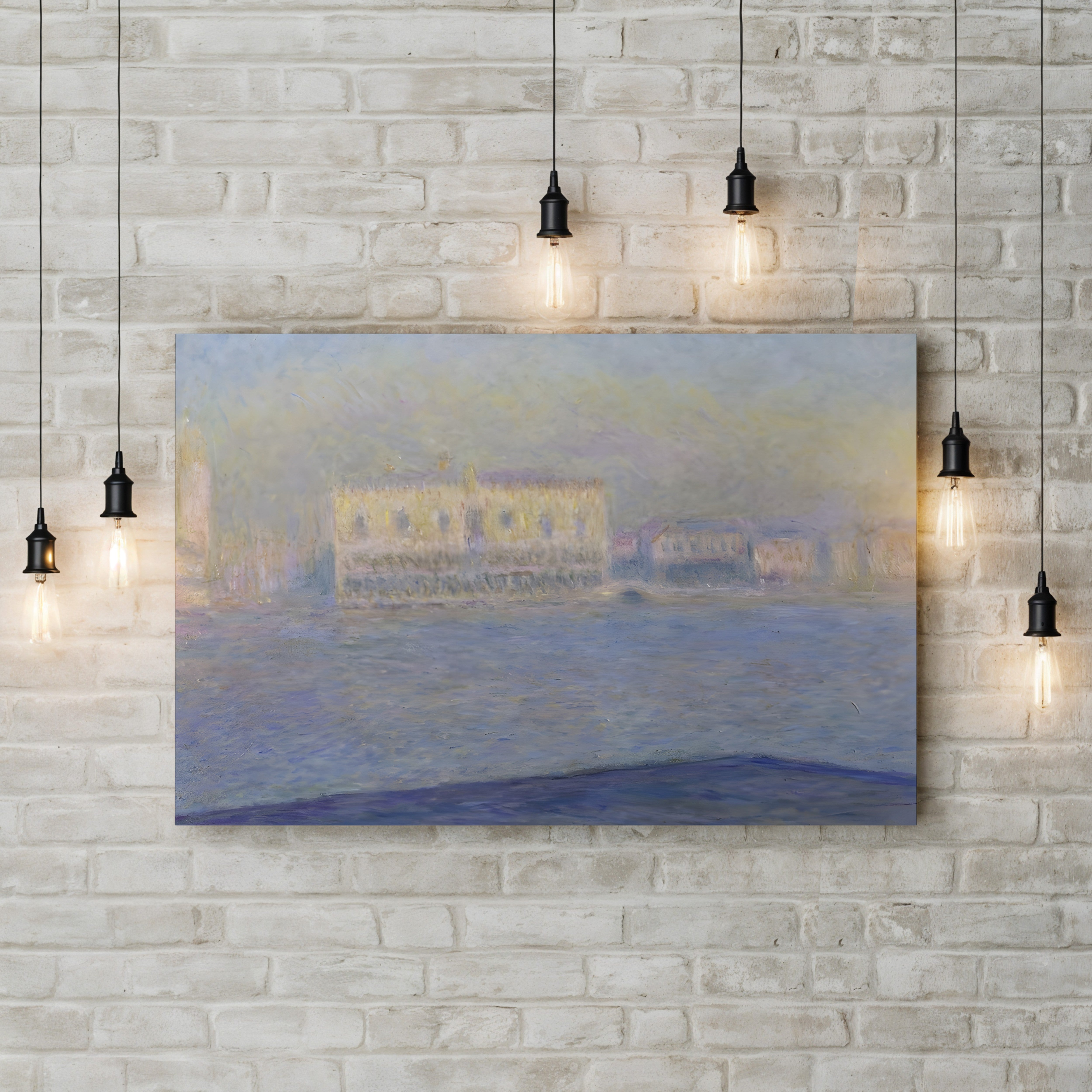 The Doge’s Palace Seen from San Giorgio Maggiore (Le Palais ducal vu de Saint-Georges Majeur), 1908 by Claude Monet