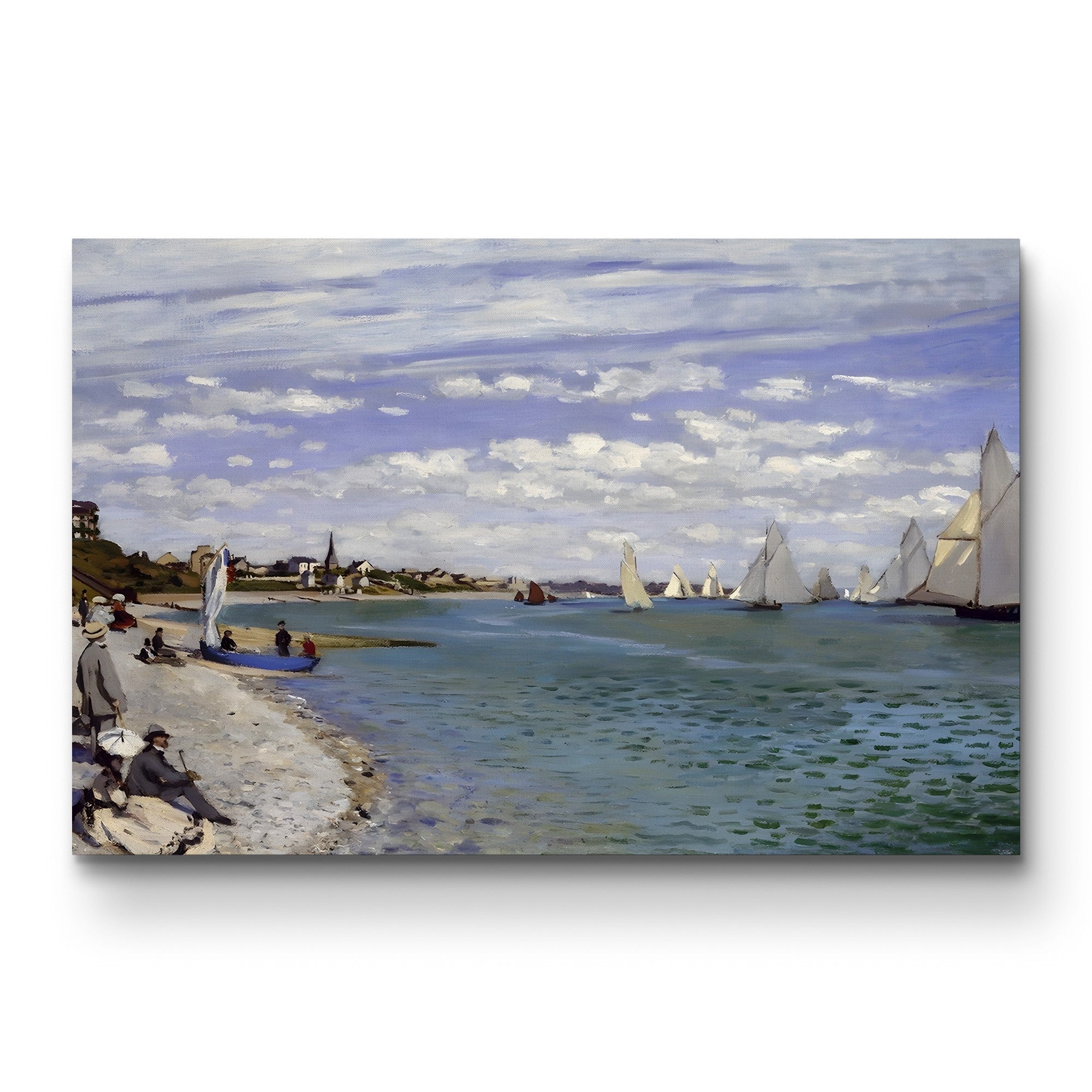 Regatta at Sainte-Adresse (Régates à Sainte-Adresse), 1867 by Claude Monet