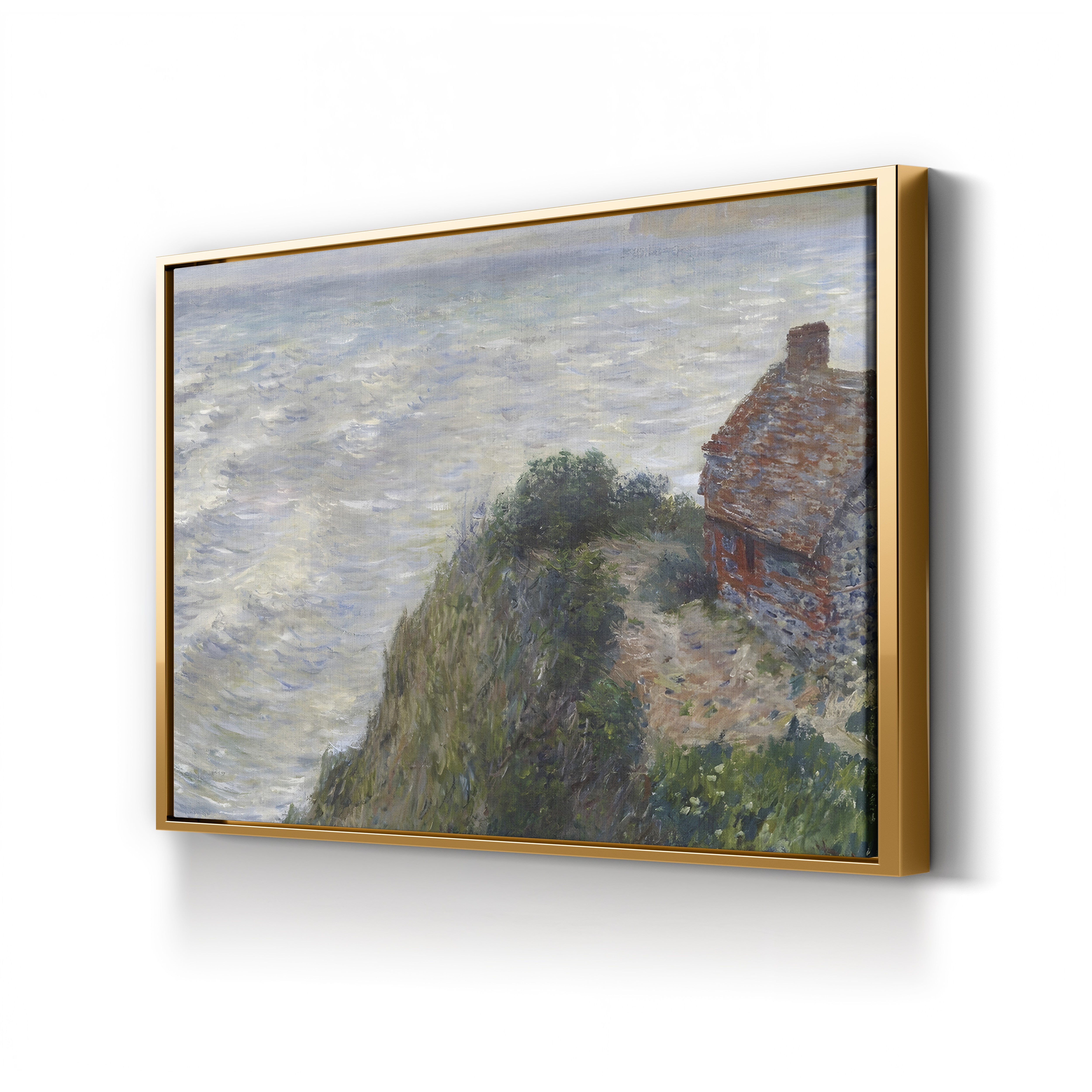 Fisherman's House at Petit-Ailly, 1882 – Claude Monet Wall Art | Impressionist Normandy Coastal Print
